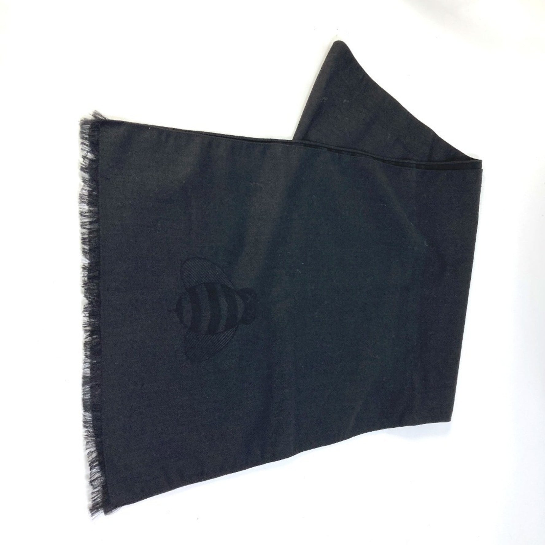 Christian Dior Dior KAWS collaboration BEE design bee shawl scarf wool silk
