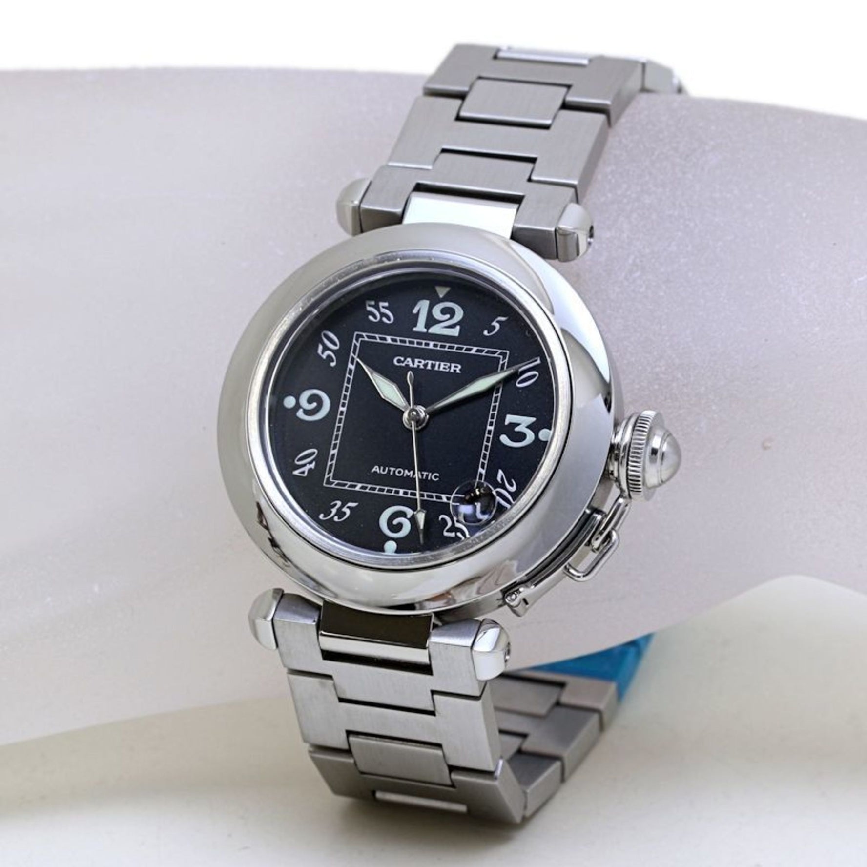 CARTIER Pasha C Old Calendar Stainless Steel Watch