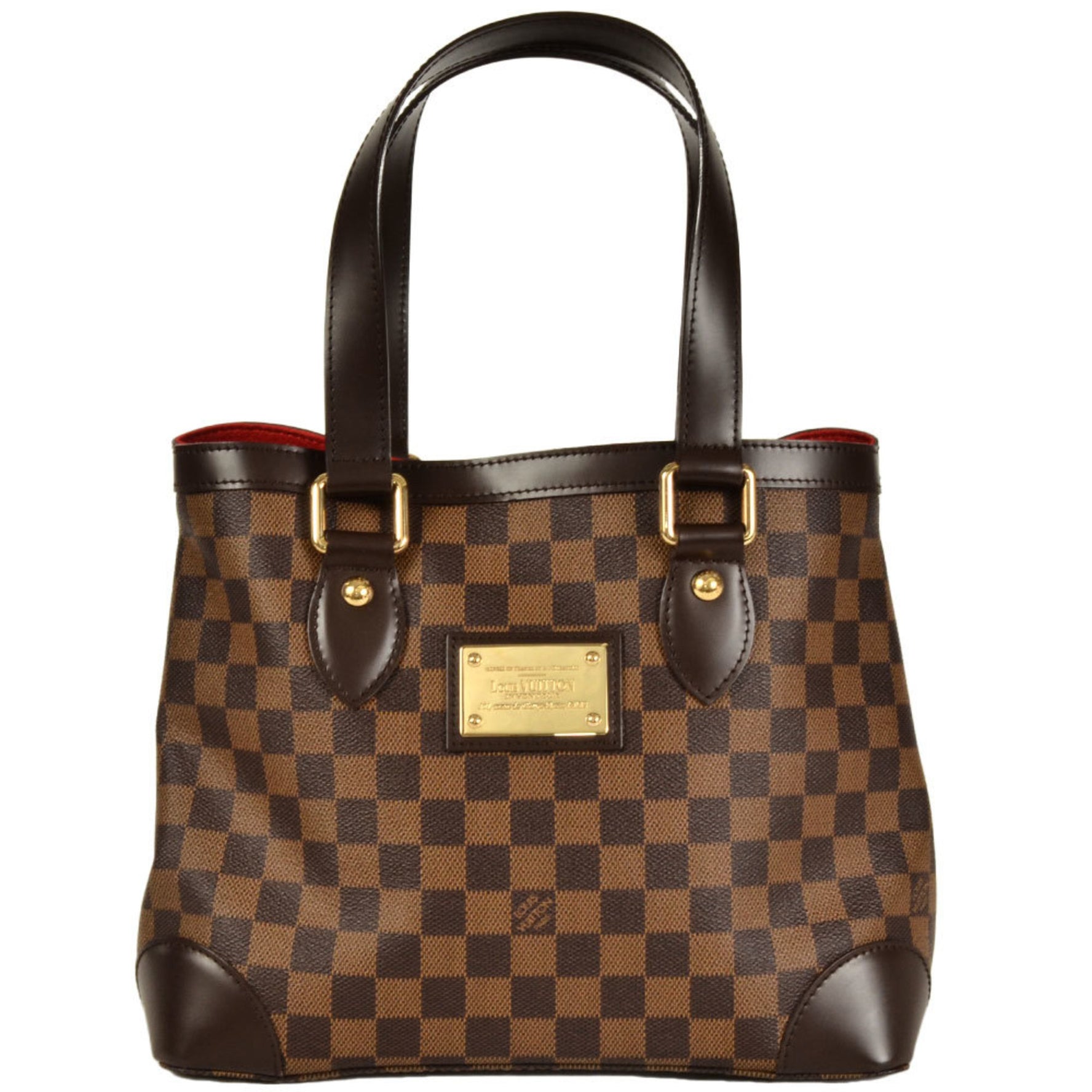 Louis Vuitton Hampstead PM Handbag Damier Ebene Tote Bag