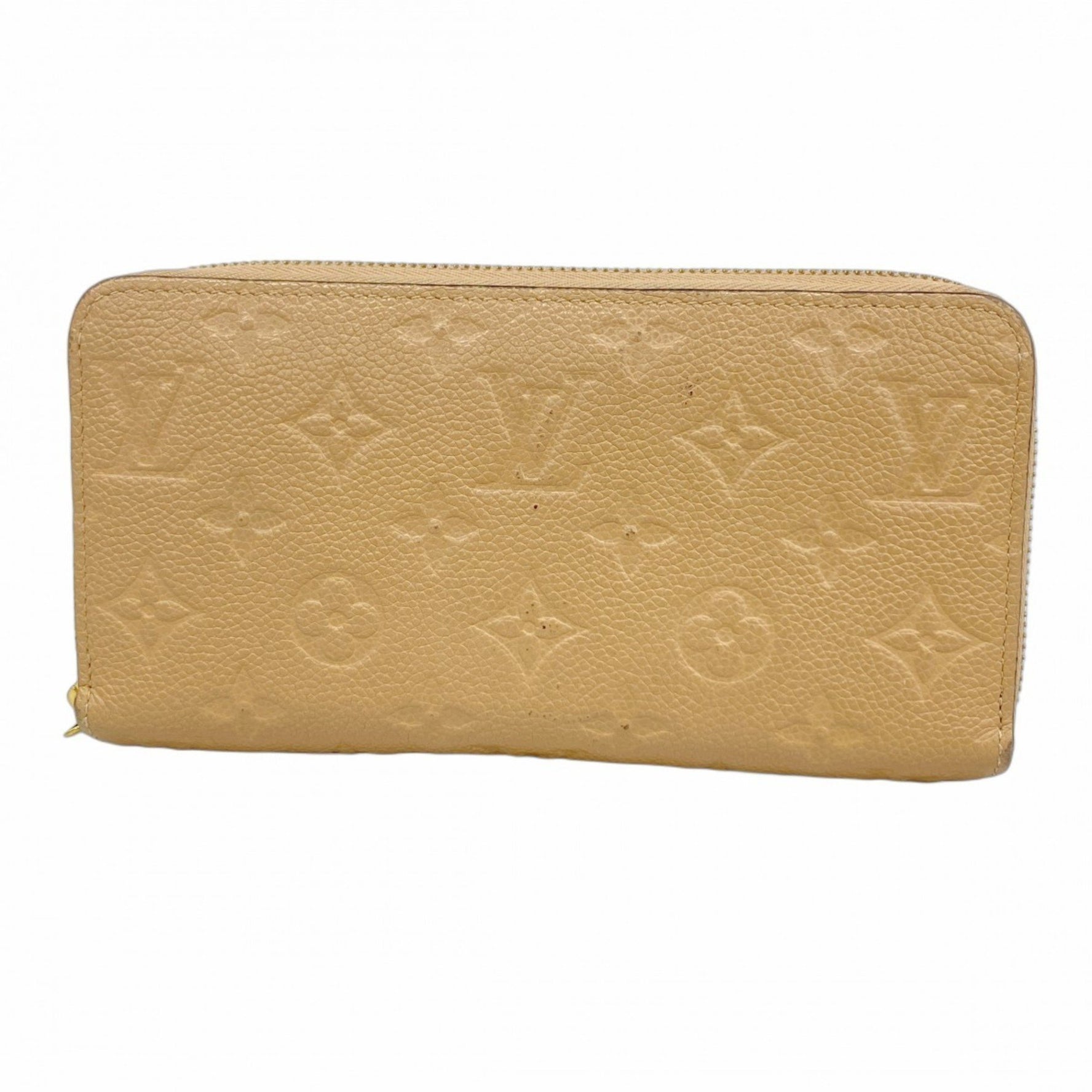 Louis Vuitton Monogram Empreinte Zippy Wallet M61866 Dune Women's