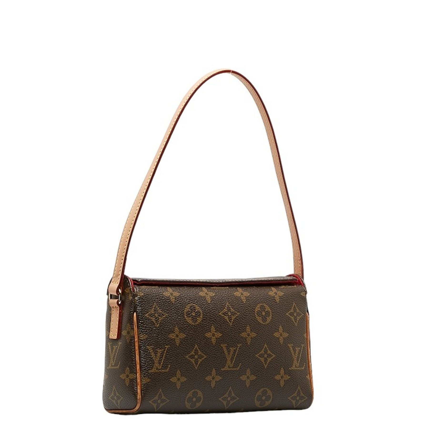 Louis Vuitton Monogram Recital Handbag M51900 Brown PVC Leather Women's LOUIS VUITTON