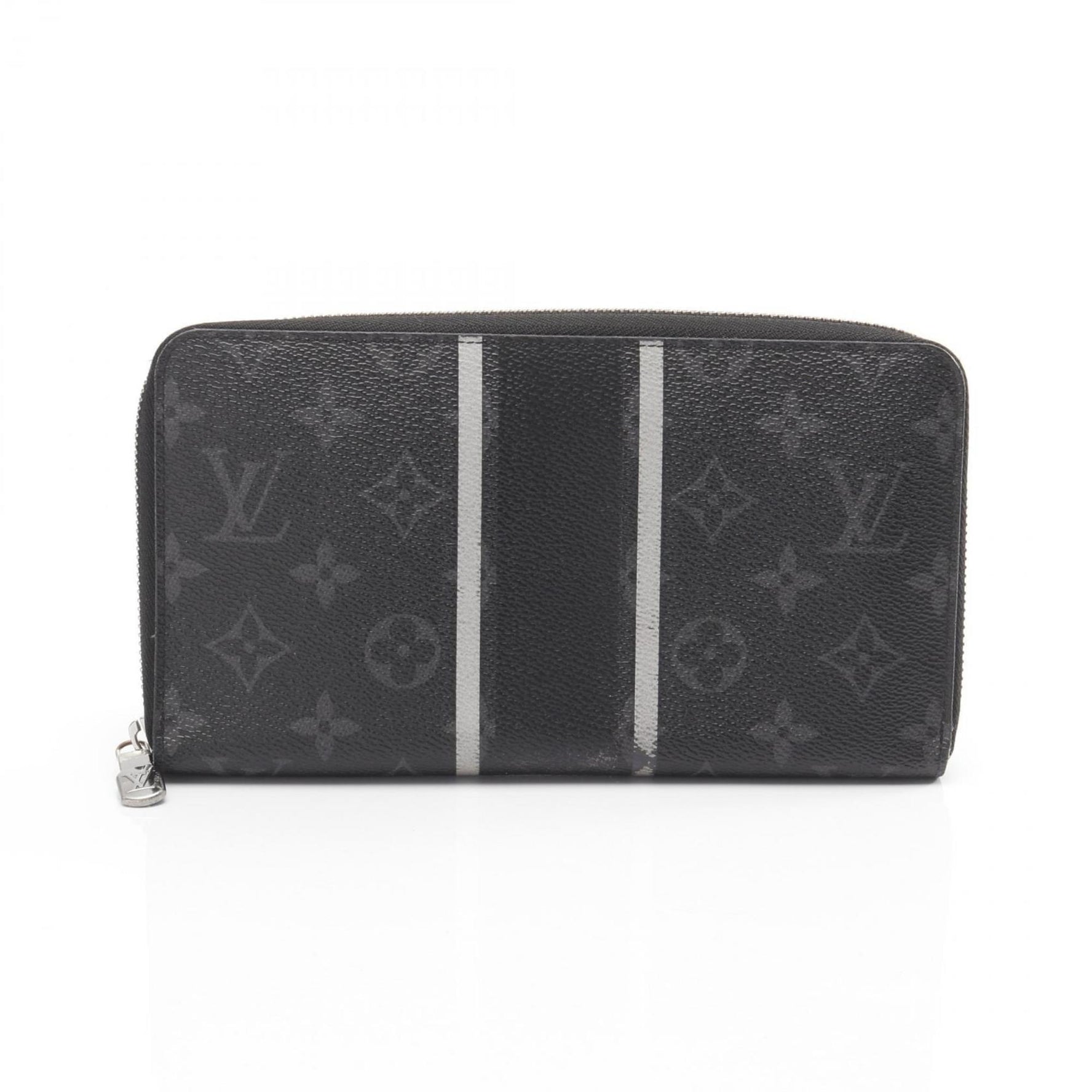 Louis Vuitton LOUIS VUITTON x Zippy Organizer Round Long Wallet, Coated Canvas, Monogram Eclipse