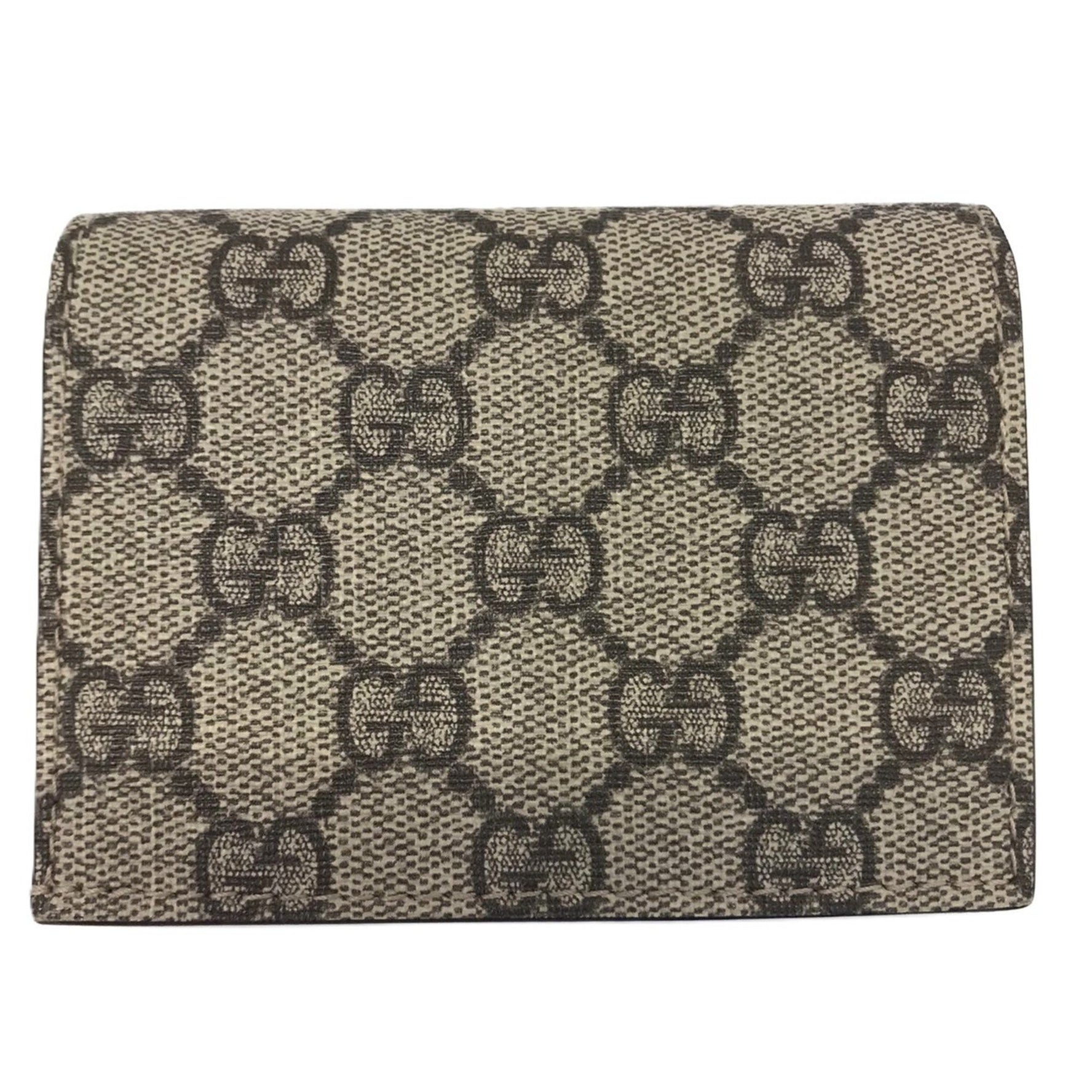 Gucci Bosco Compact Wallet, GG Supreme Bifold Dog Leather, Mini