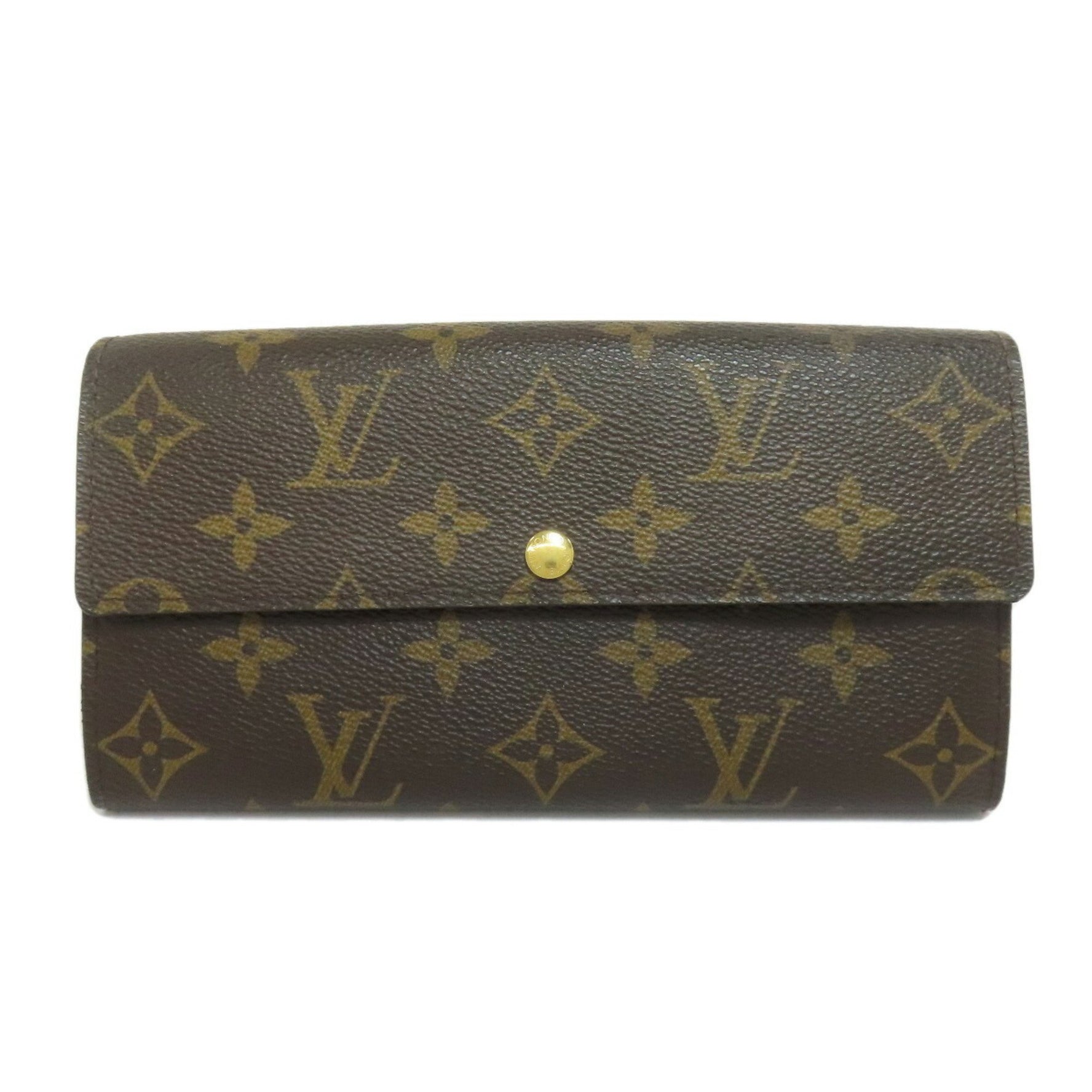 Louis Vuitton Portefeuille Sarah Furli Long Wallet Monogram Canvas LOUIS VUITTON