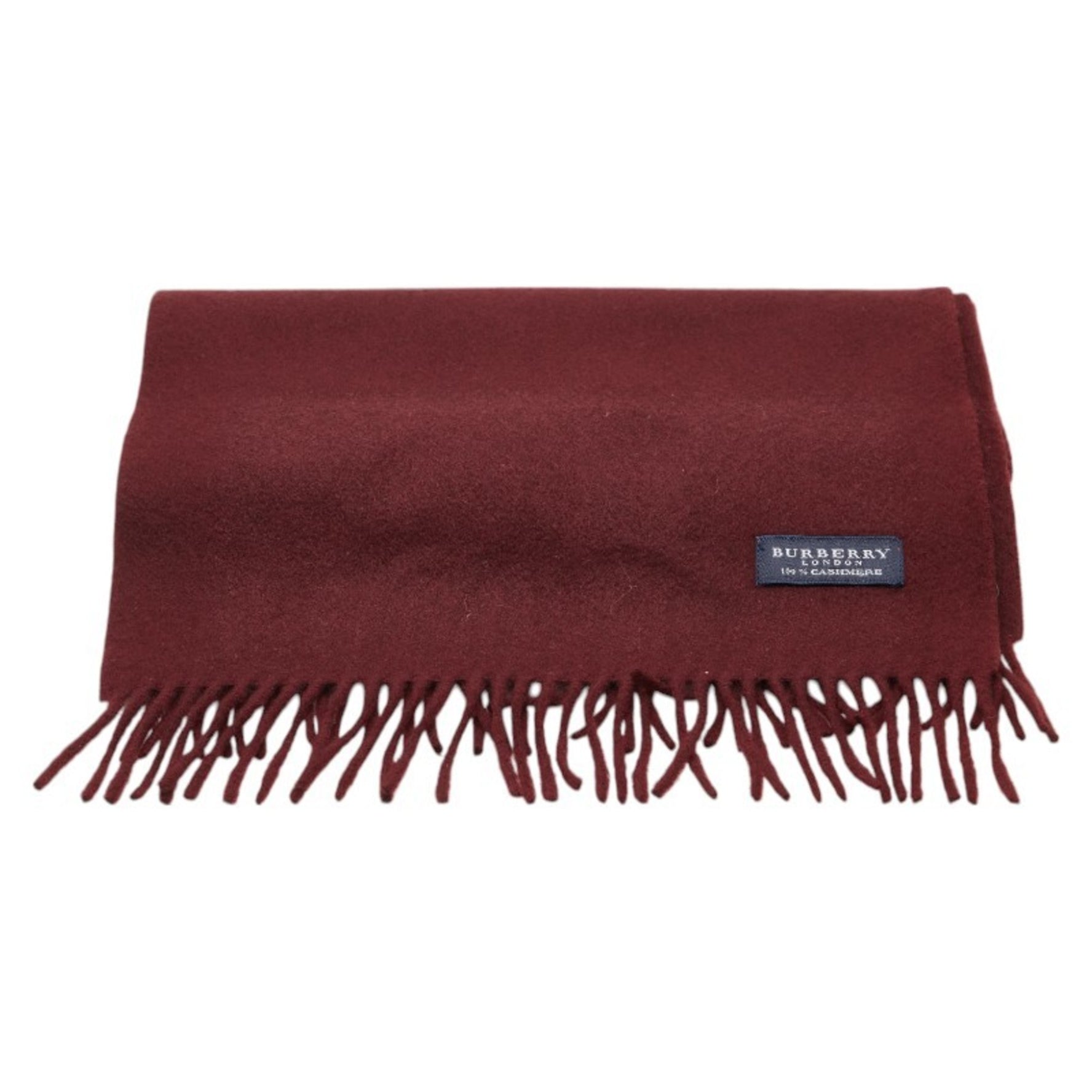 Burberry scarf wine red cashmere women's BURBERRY