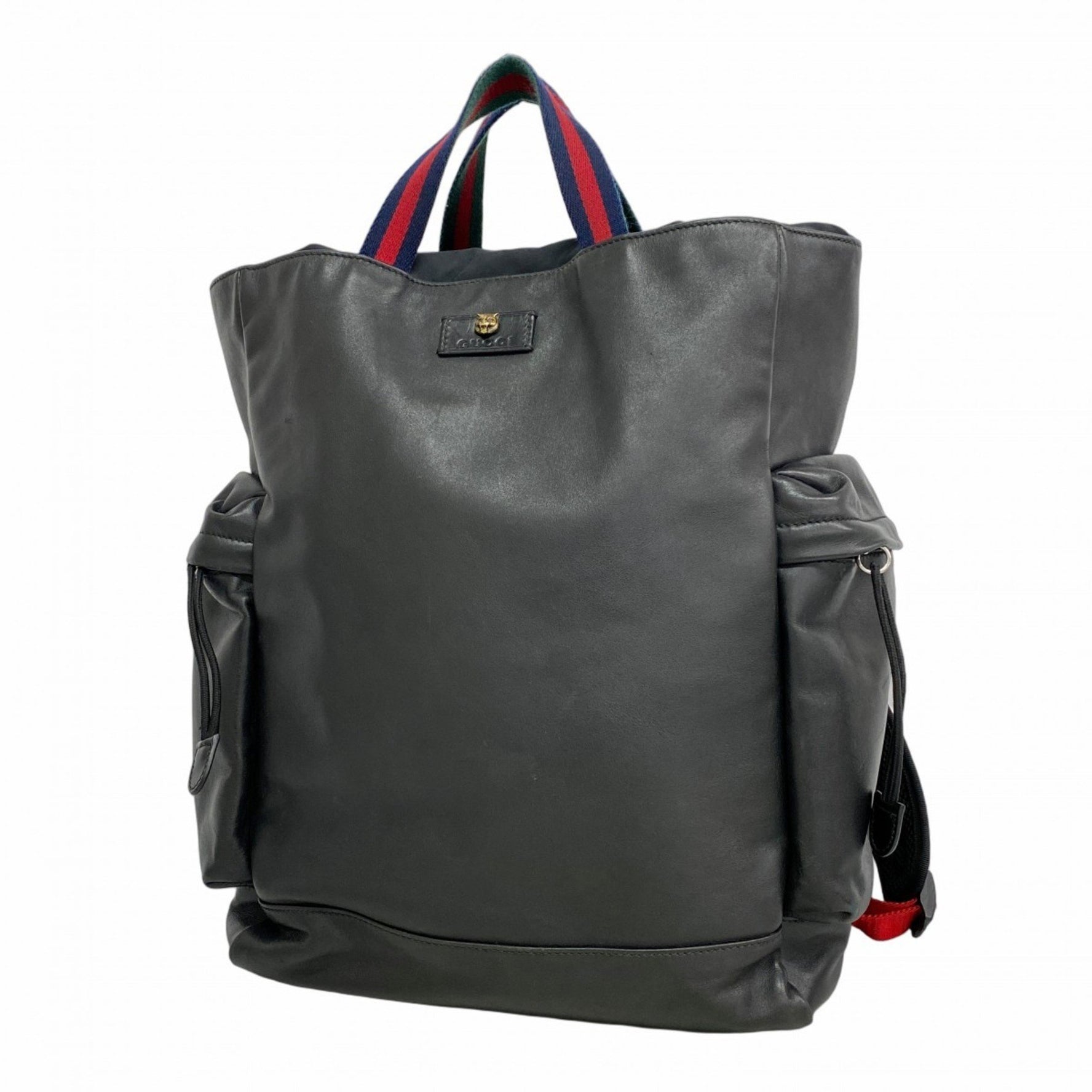 Gucci Backpack/Daypack Sherry Line Leather