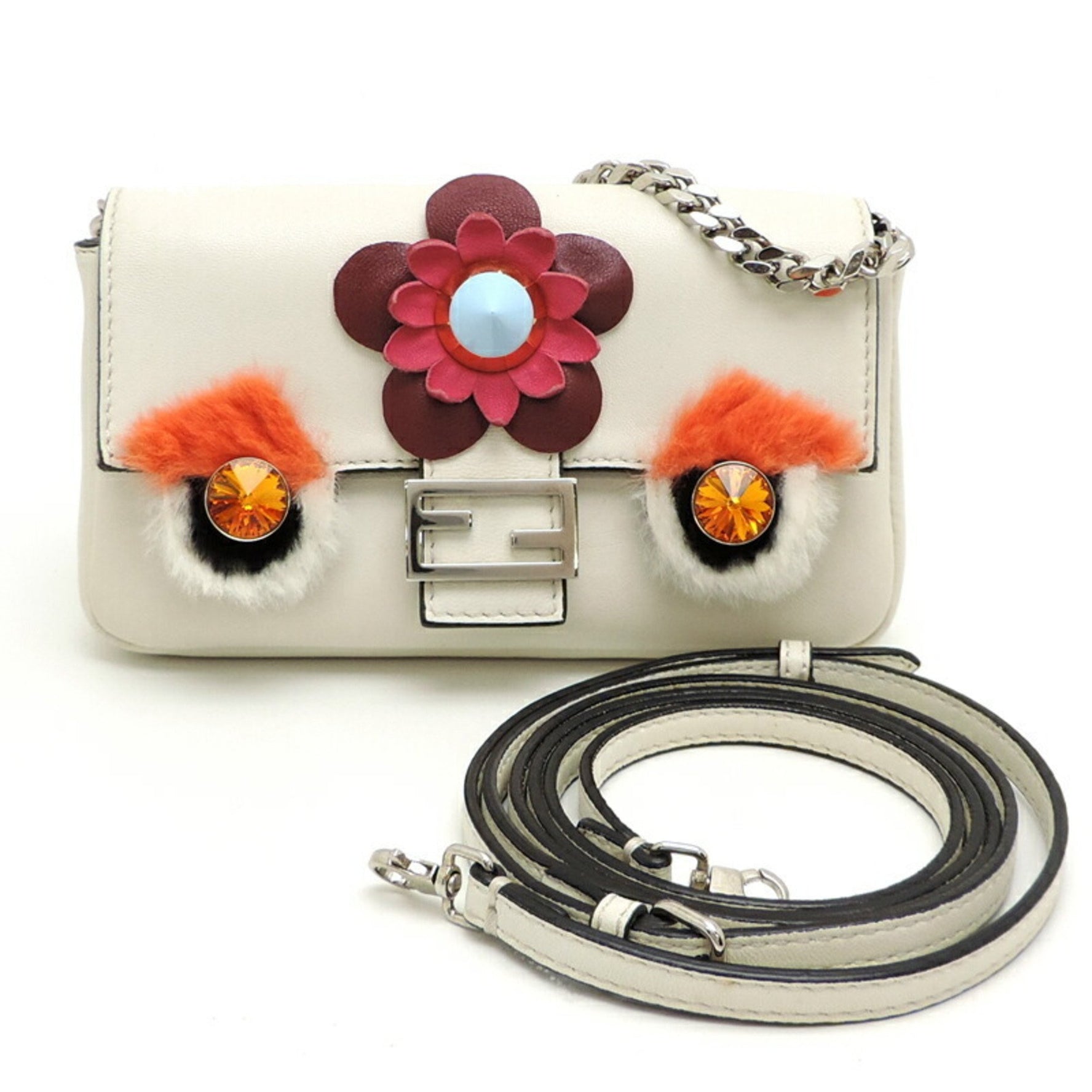 Fendi Micro Baguette Pouch Leather