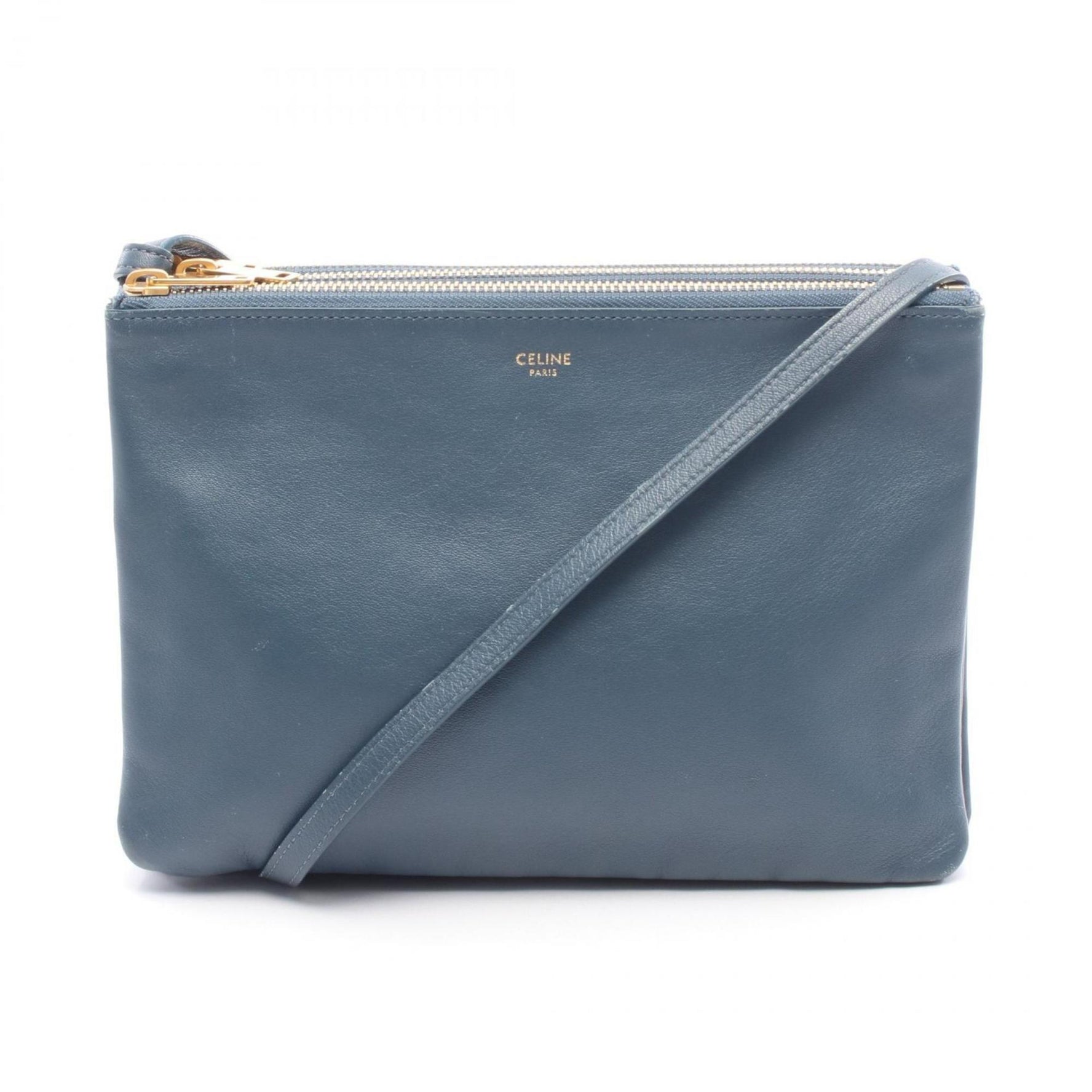 Celine TRIO LARGE Trio Large Shoulder Bag, Leather
