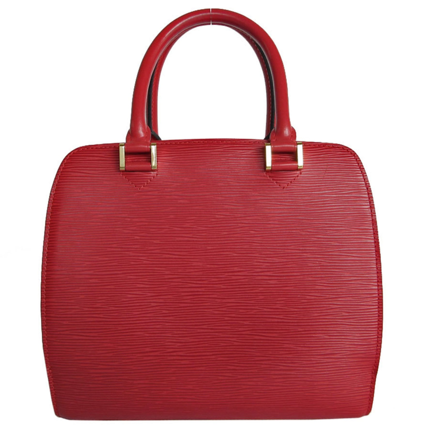 Louis Vuitton Epi Pont Neuf Handbag, Red and Gold