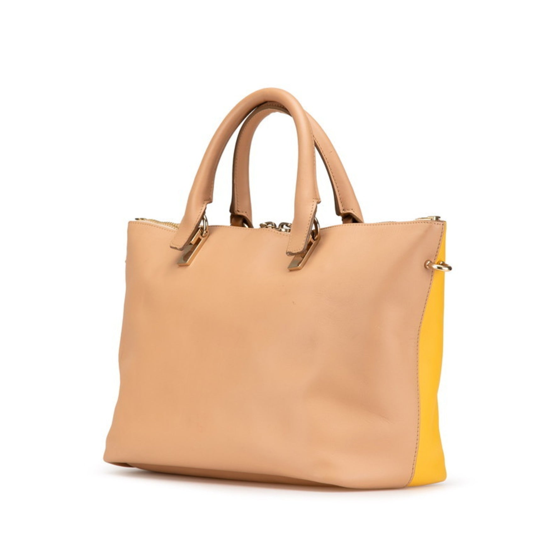 Chloé Chloe Bailey handbag shoulder bag beige yellow leather