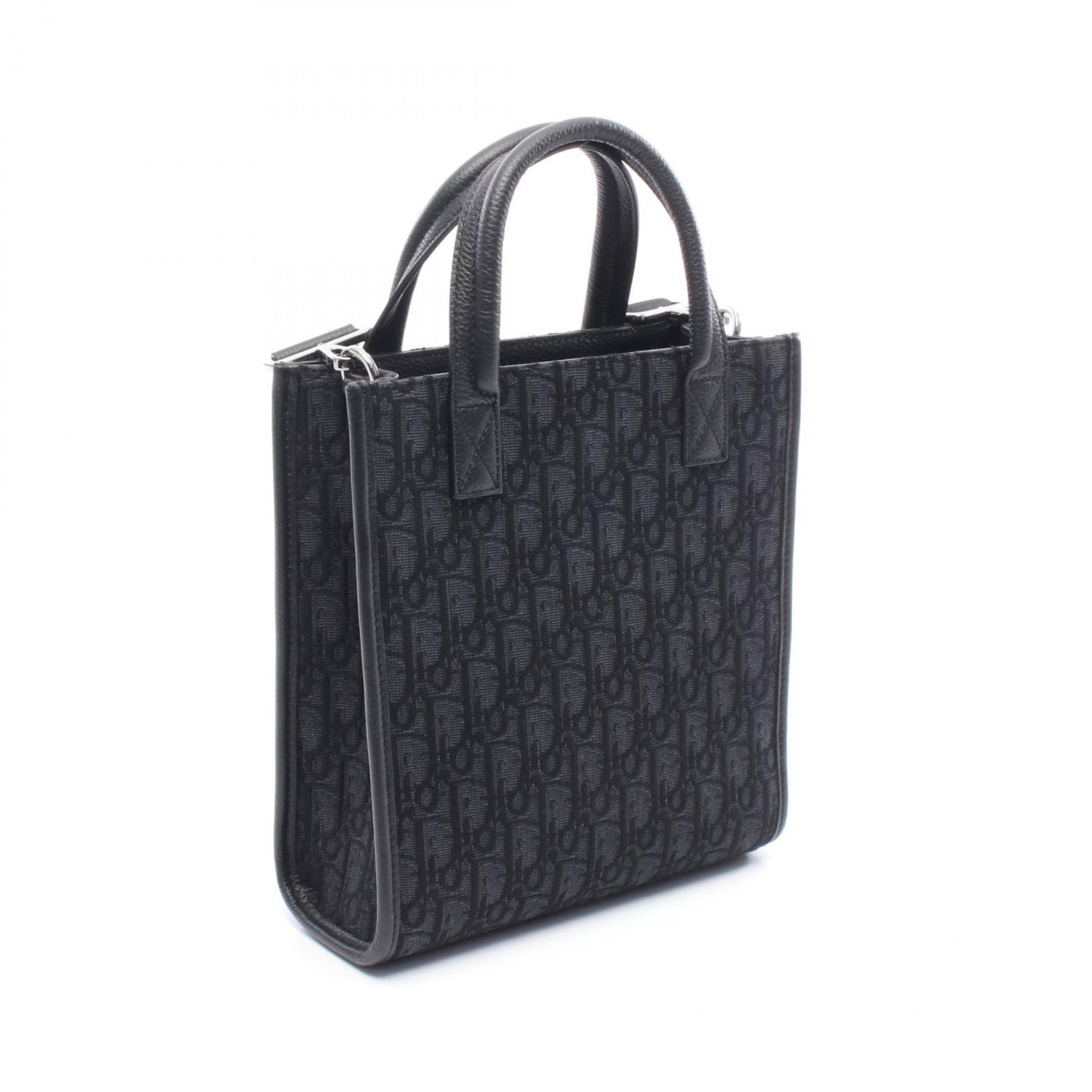 Christian Dior Dior Safari North-South Oblique Handbag, Canvas and Leather