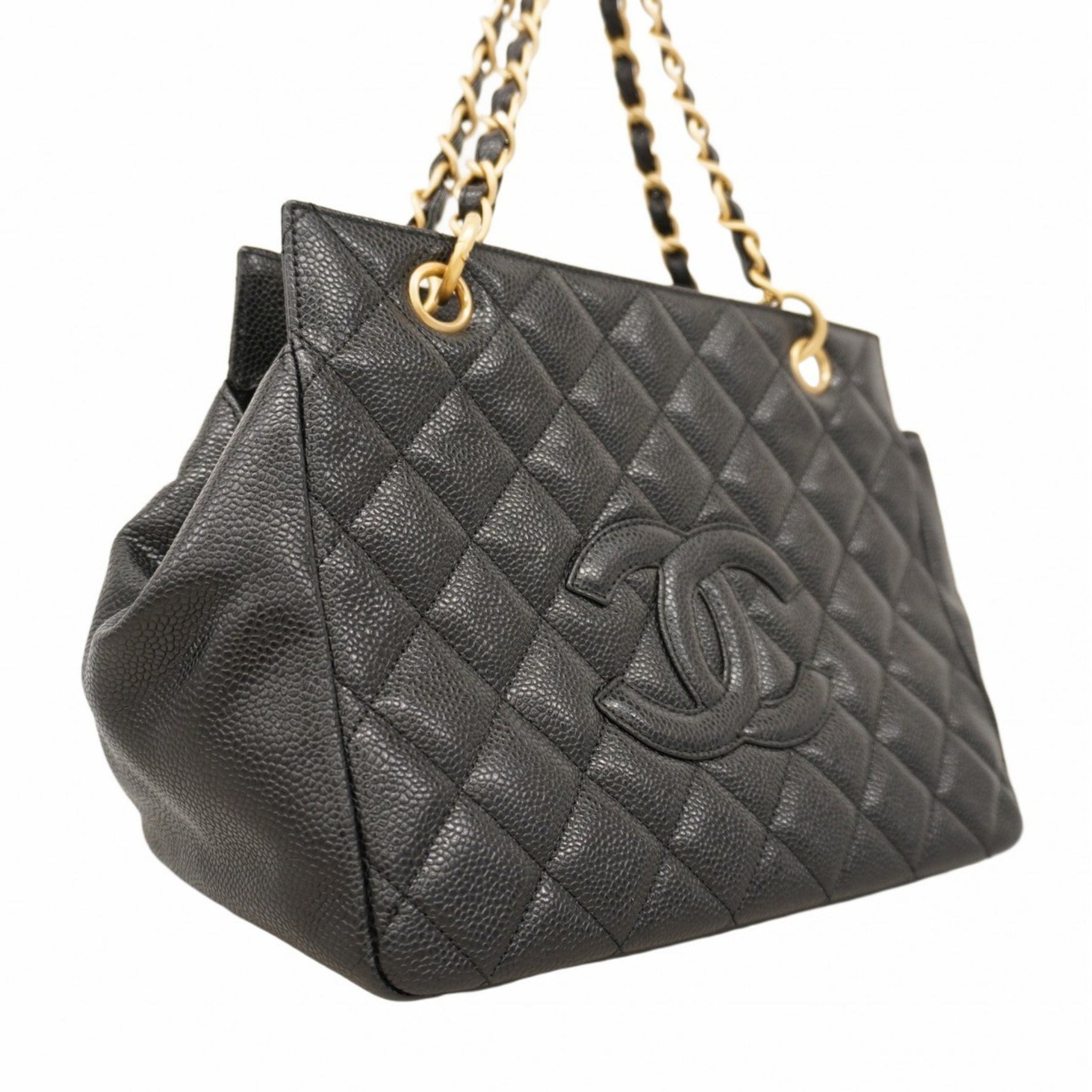 Chanel Matelasse Chain Handbag in Caviar Skin