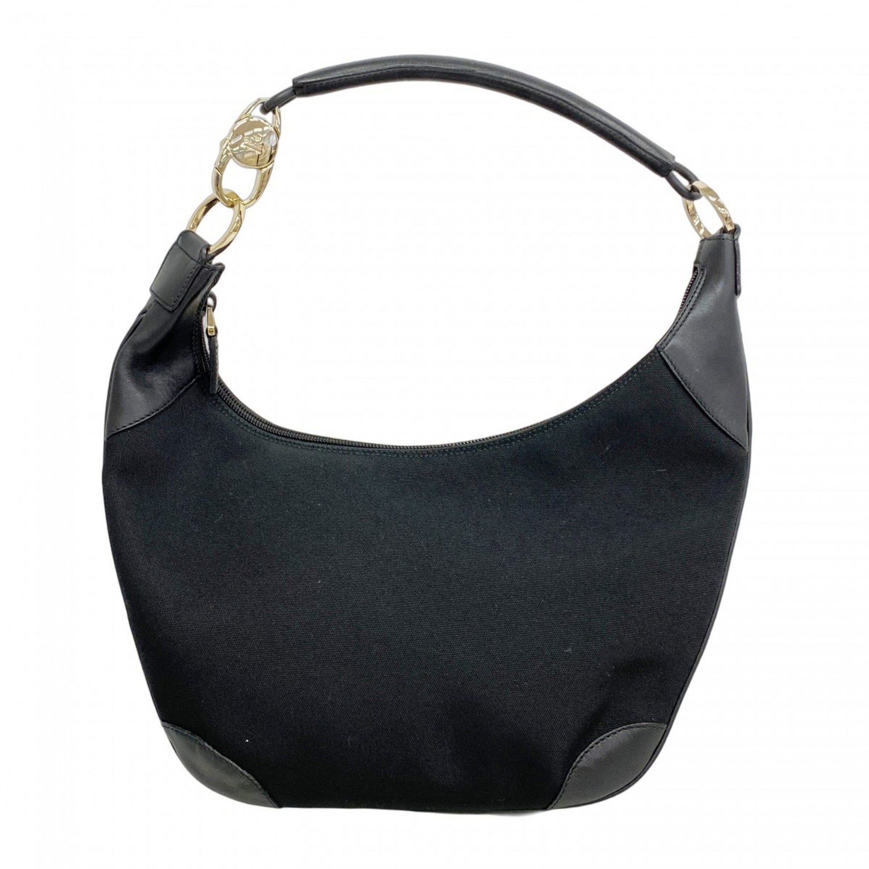 Gucci Shoulder Bag 001 4158 Nylon Canvas Champagne