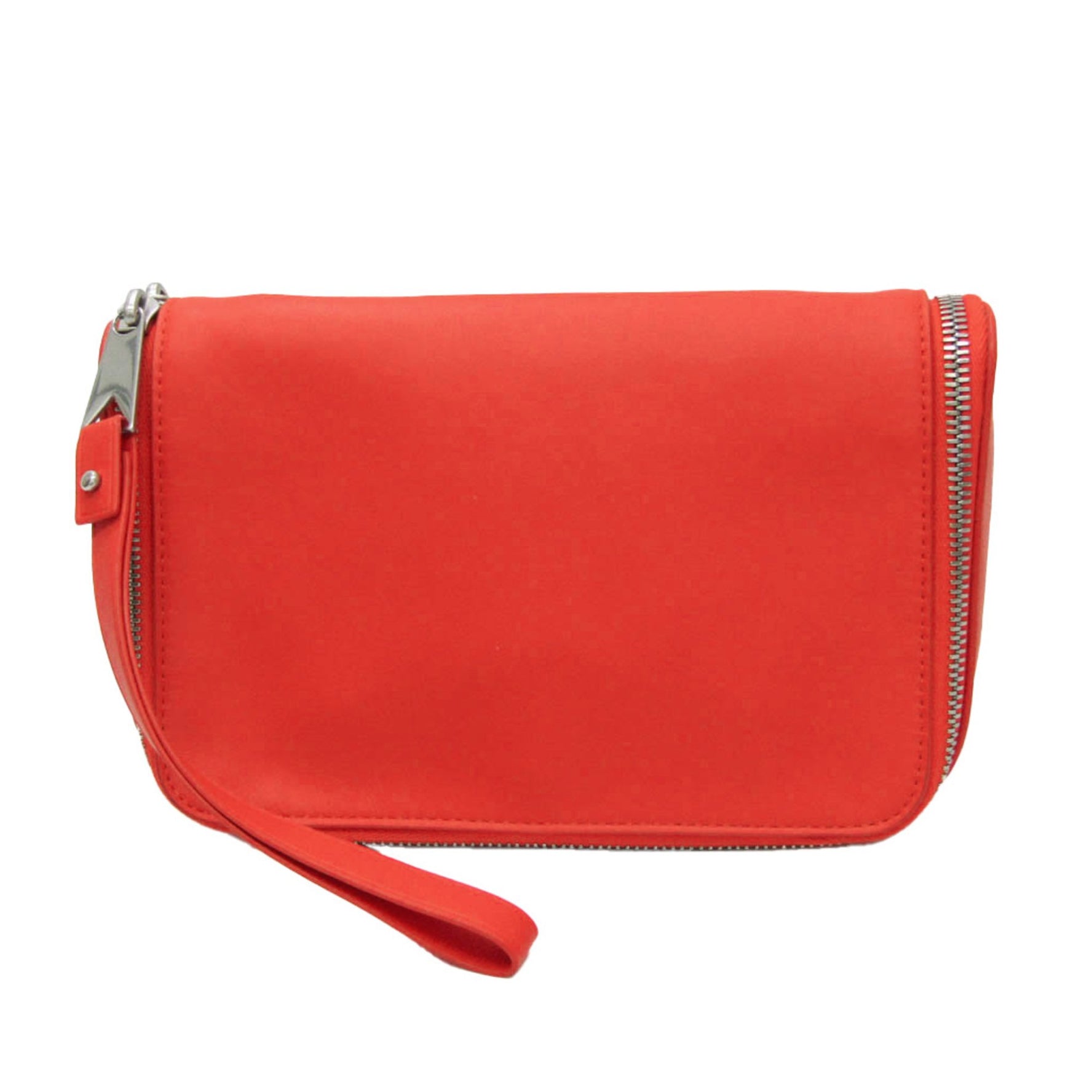 Bottega Veneta Organizer Leather Clutch Bag,Pouch Red Color