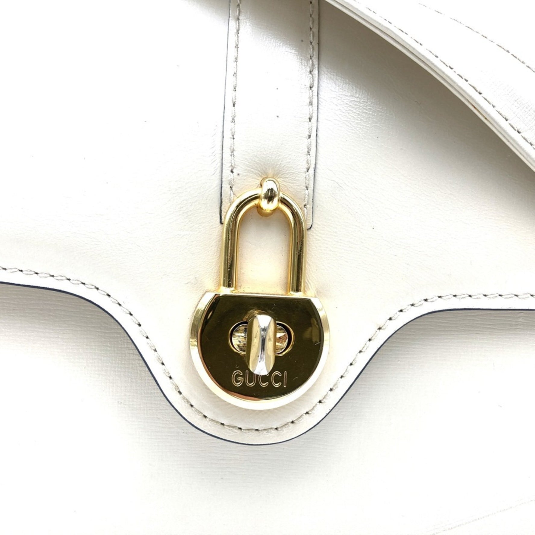 GUCCI Shoulder Bag Leather Old