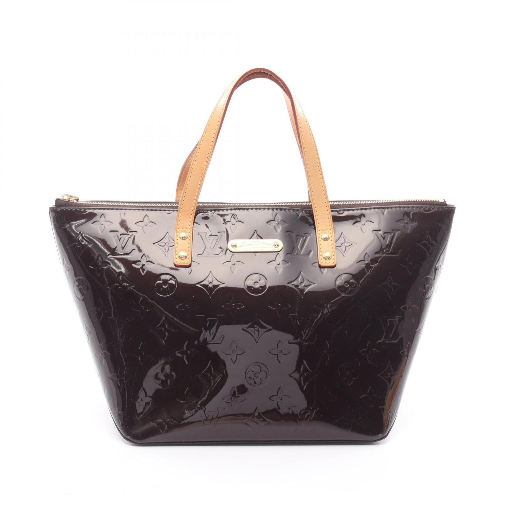Louis Vuitton Bellevue PM Handbag, Leather Vernis, Purple