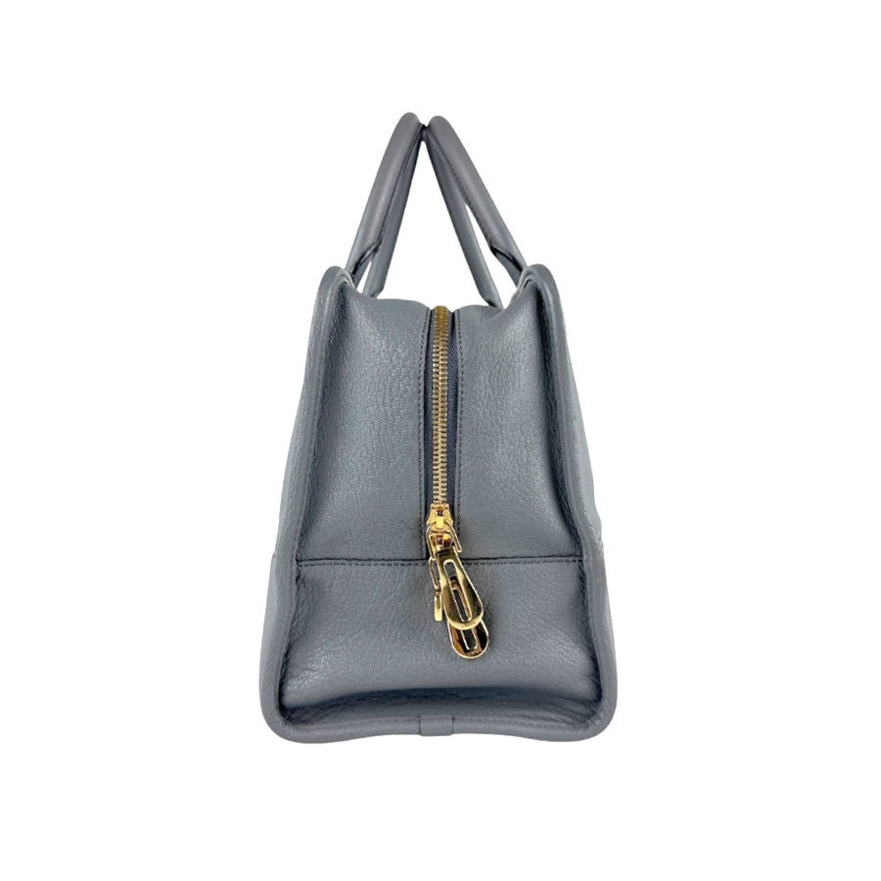 LOEWE Amazona 36 Handbag in Grey Leather, Women's, Z6484