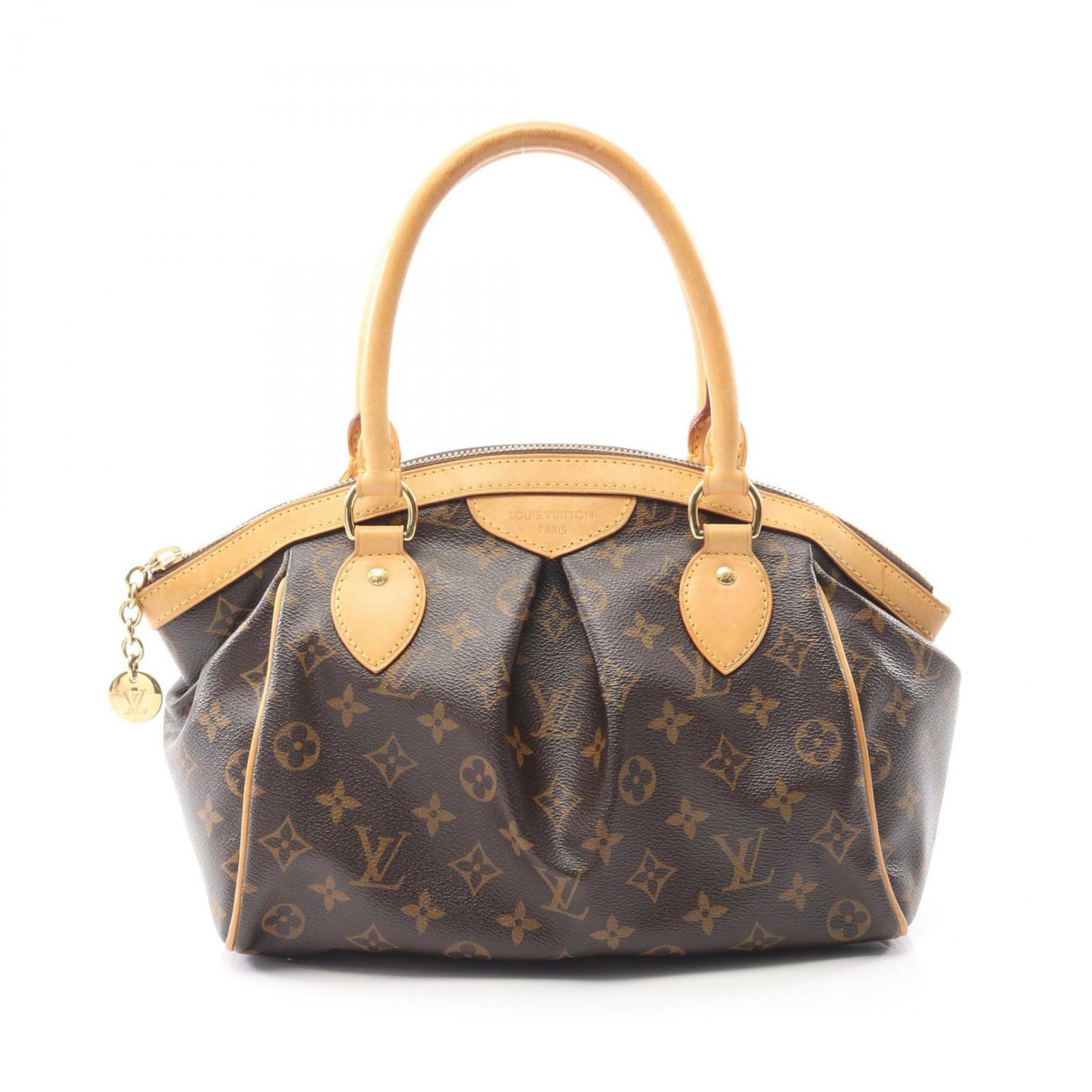 Louis Vuitton Tivoli PM Handbag, Coated Canvas and Leather, Monogram