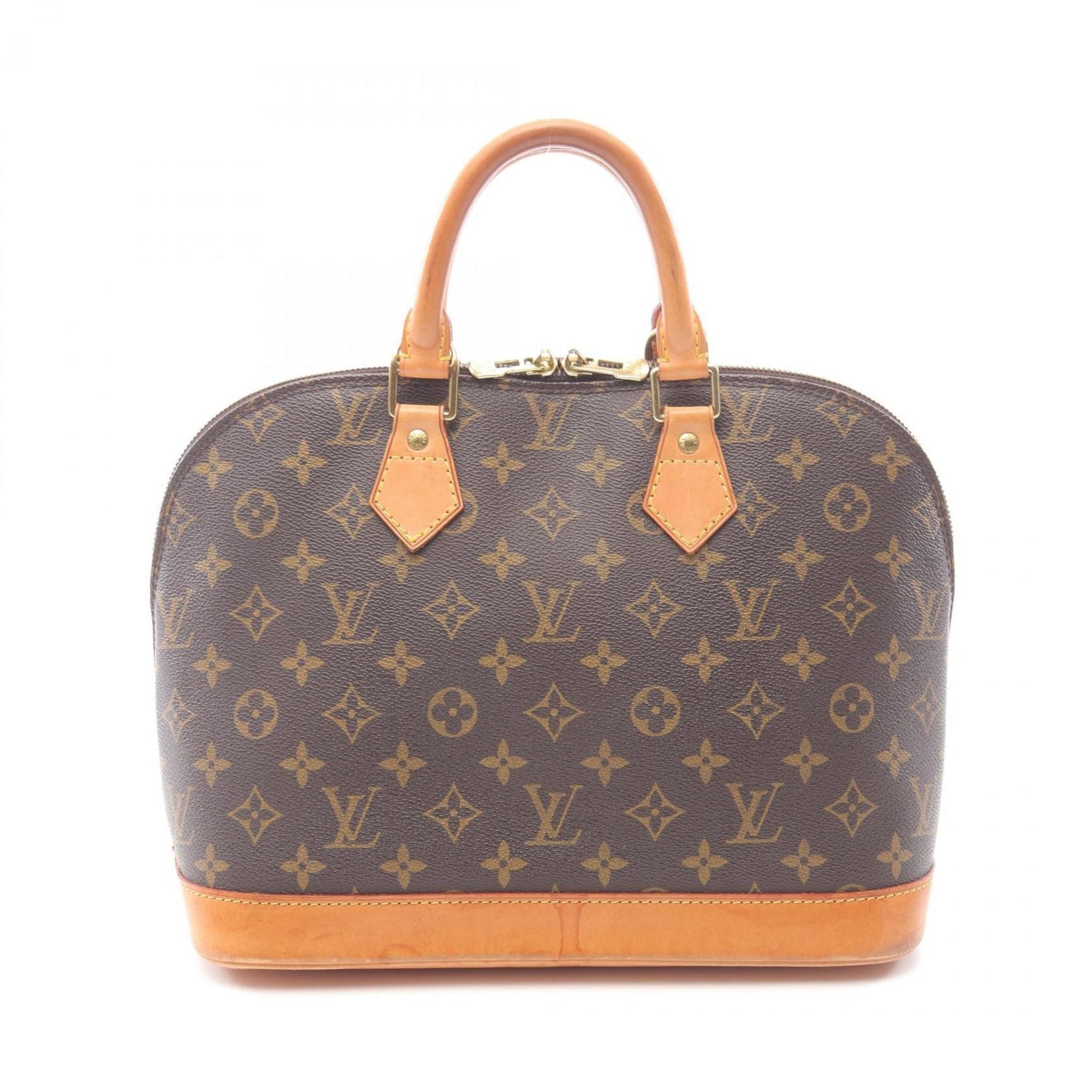 Louis Vuitton Alma PM Handbag, PVC-Coated Canvas and Leather, Monogram