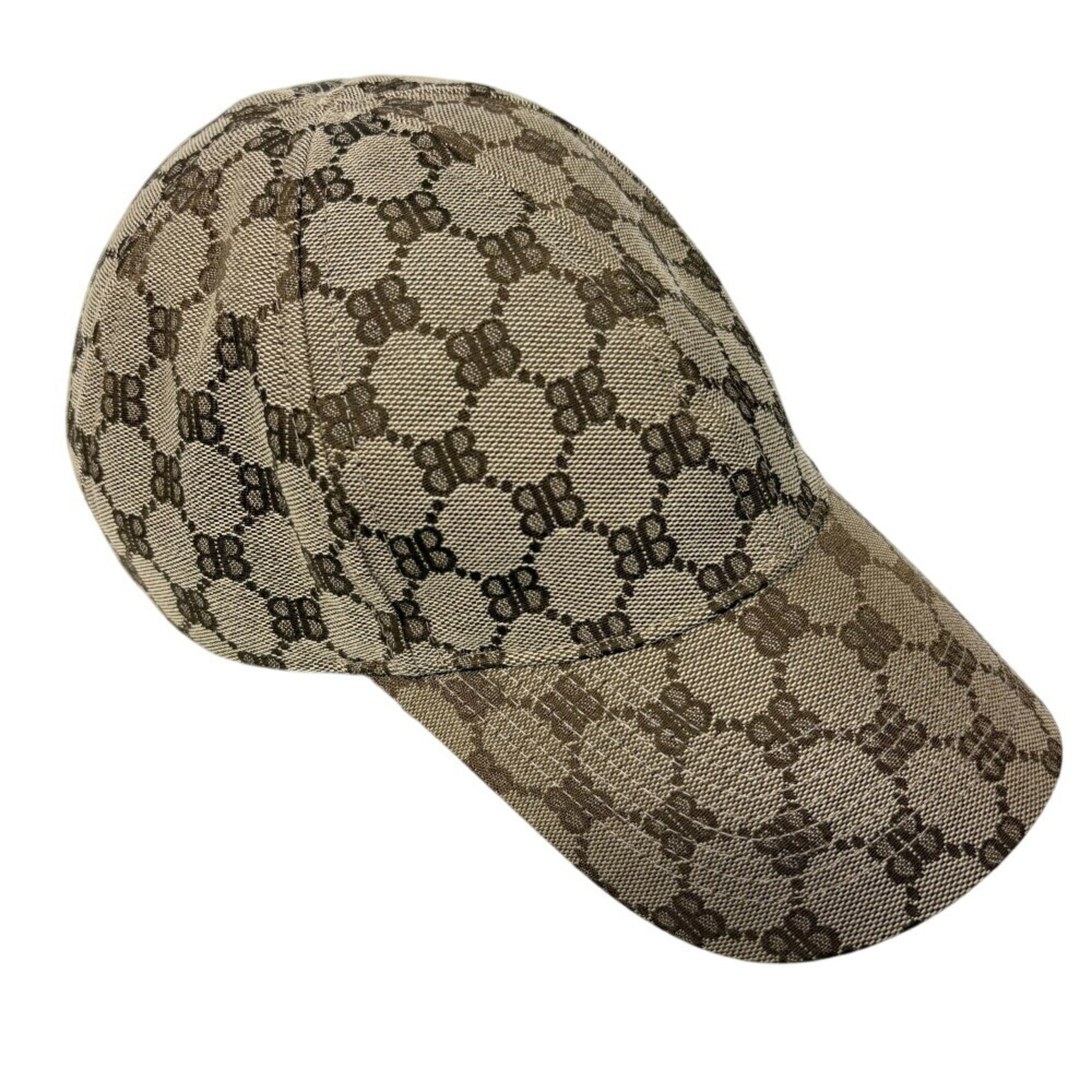 GUCCI Balenciaga Collaboration Hacker Project BB Cap Brown Unisex