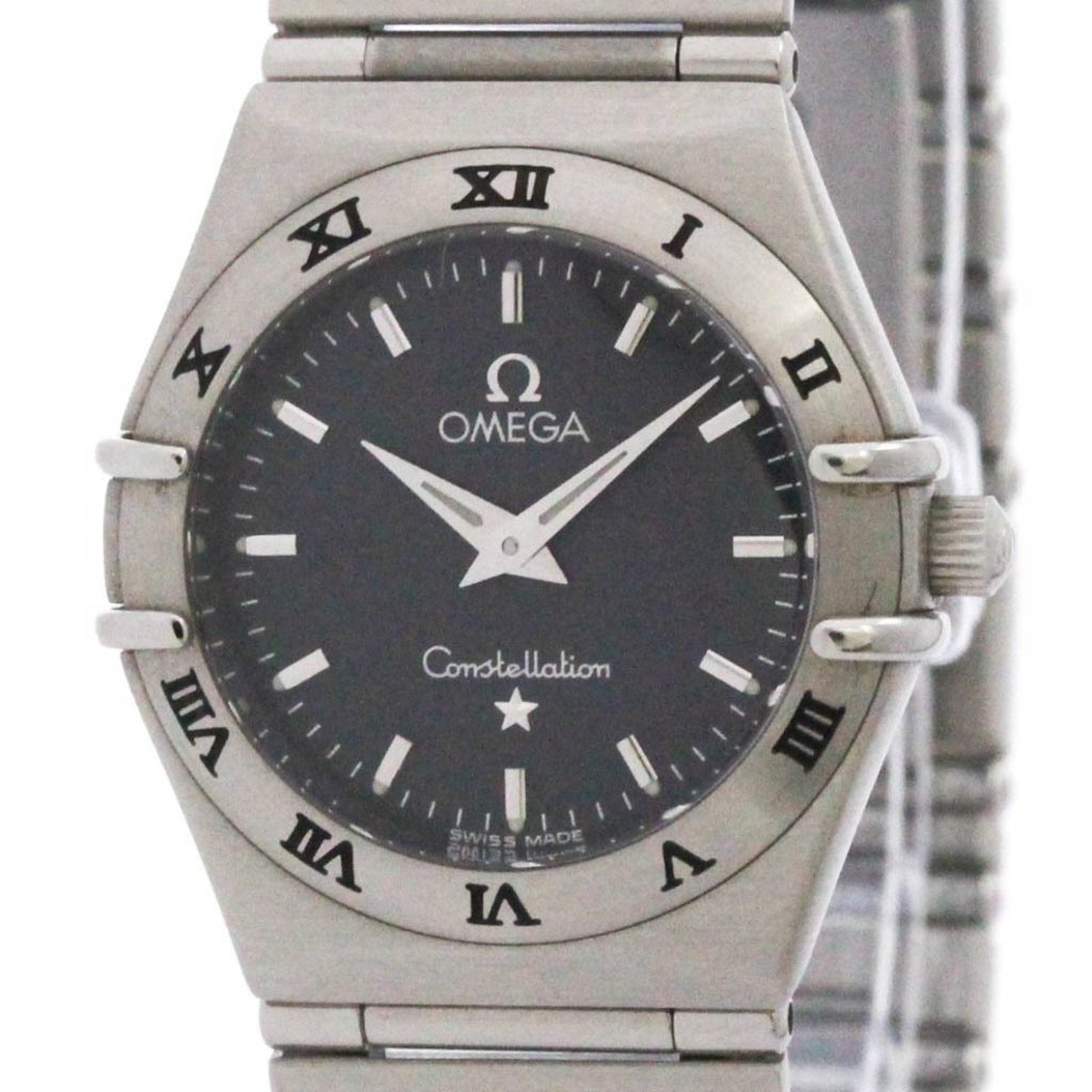 OMEGA Constellation Steel Quartz Ladies Watch 1572.40 Polished