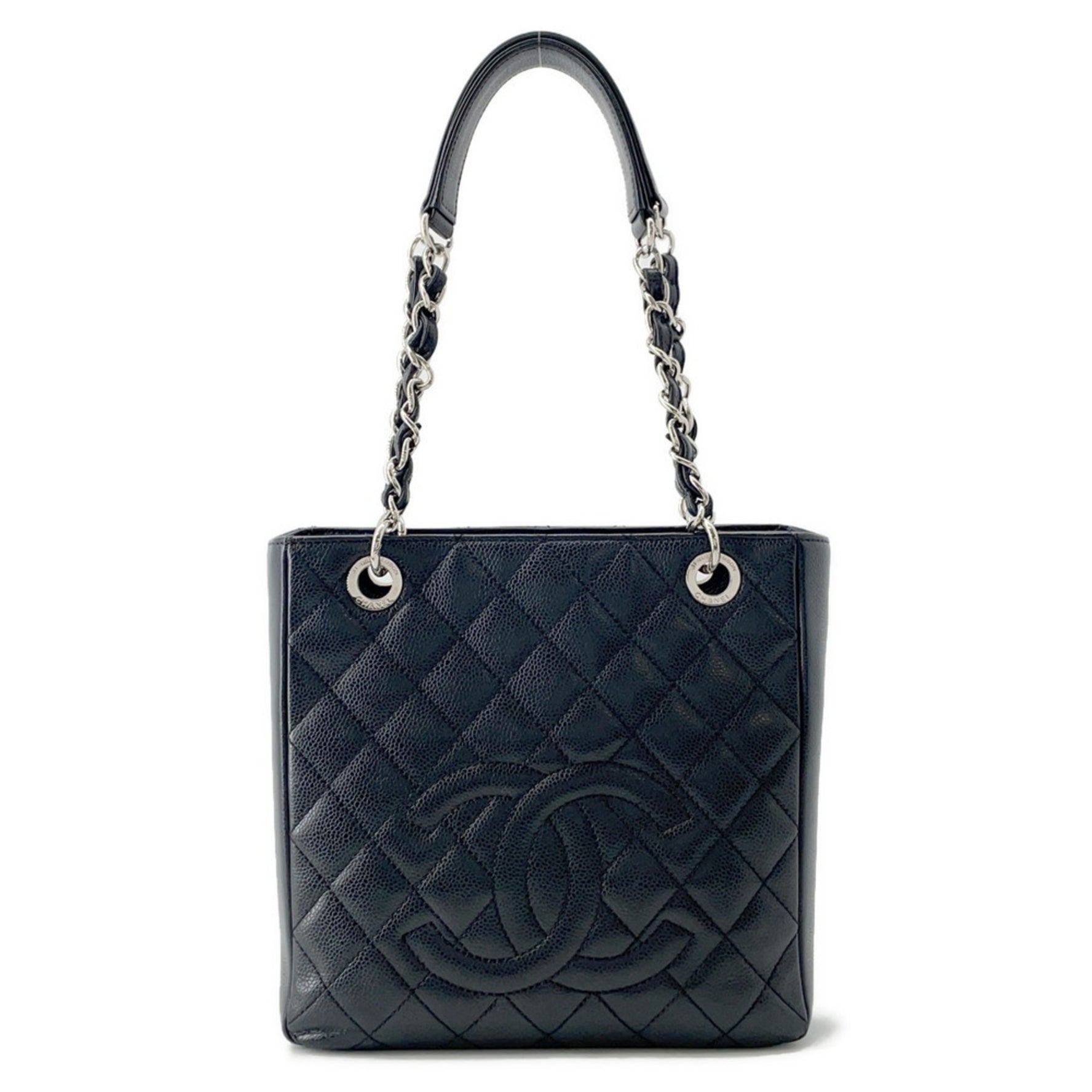 CHANEL Matelasse Coco Mark Tote Bag Shoulder PST