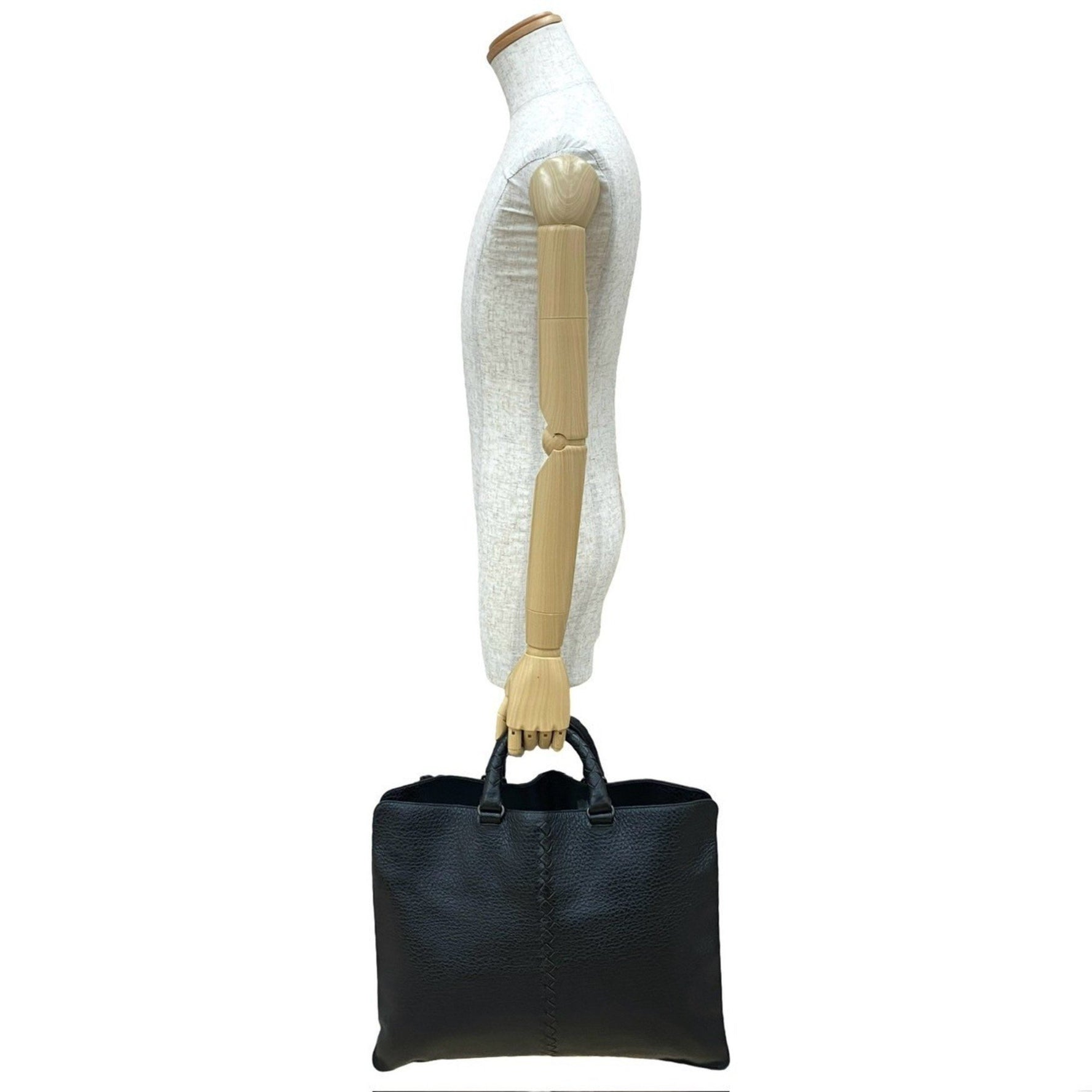 BOTTEGA VENETA Intrecciato Leather Handbag, Business Bag, Tote 015-9