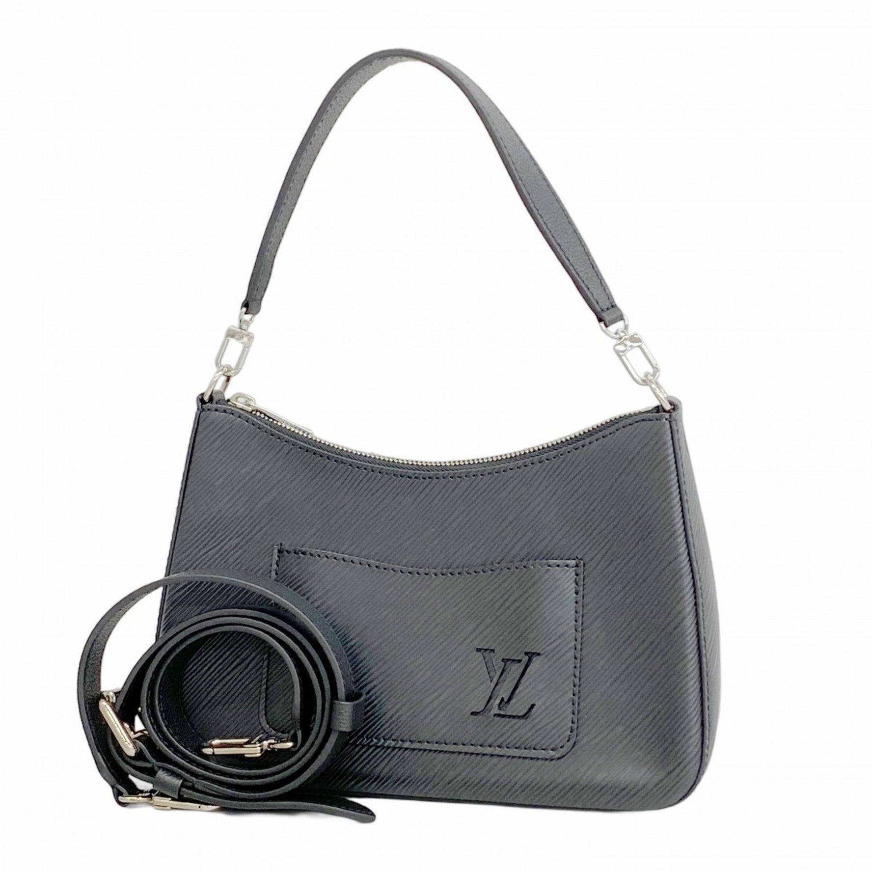 Louis Vuitton Epi Marel Handbag M80689 Noir Women's