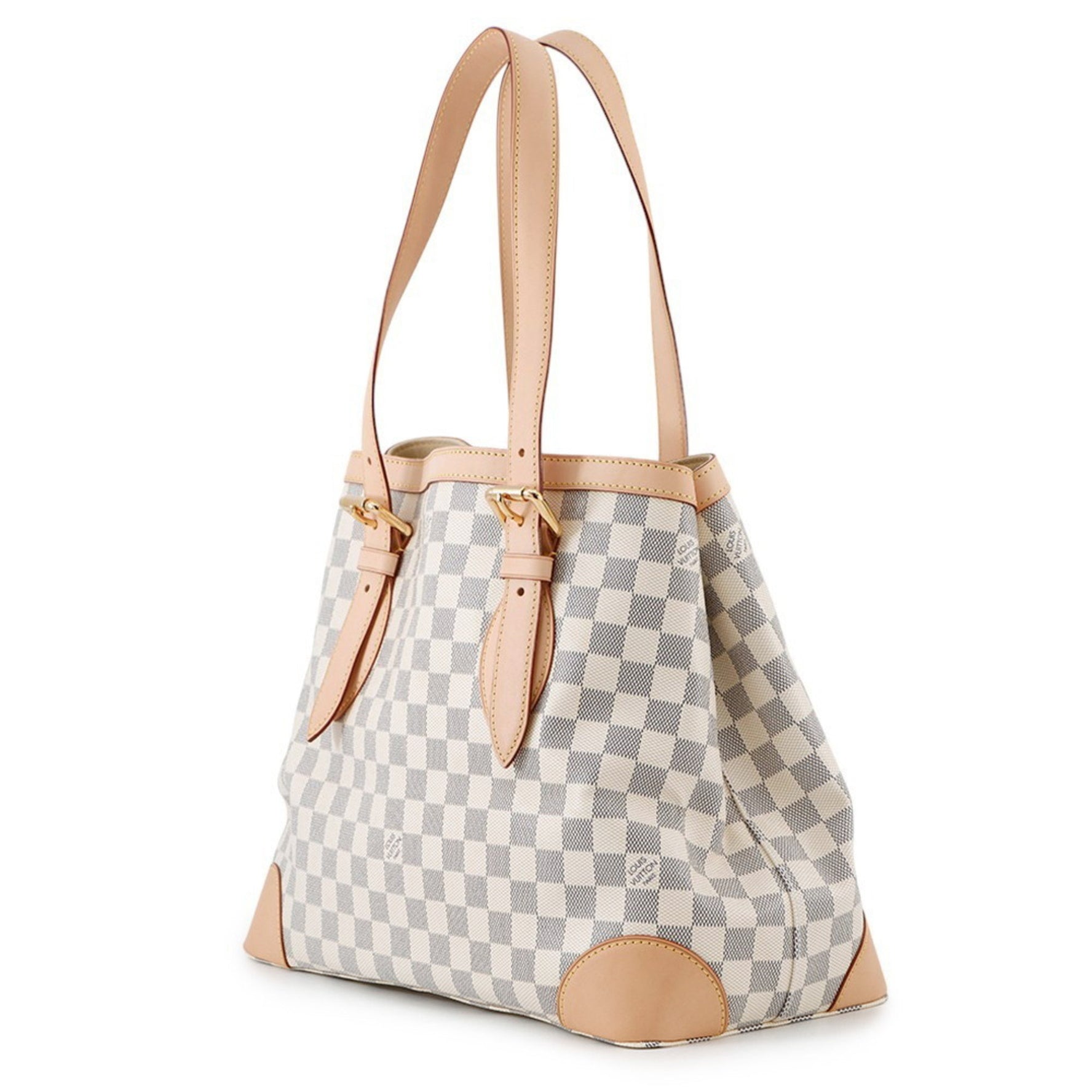 Louis Vuitton Damier Azur Hampstead MM Shoulder Bag LOUIS VUITTON Tote