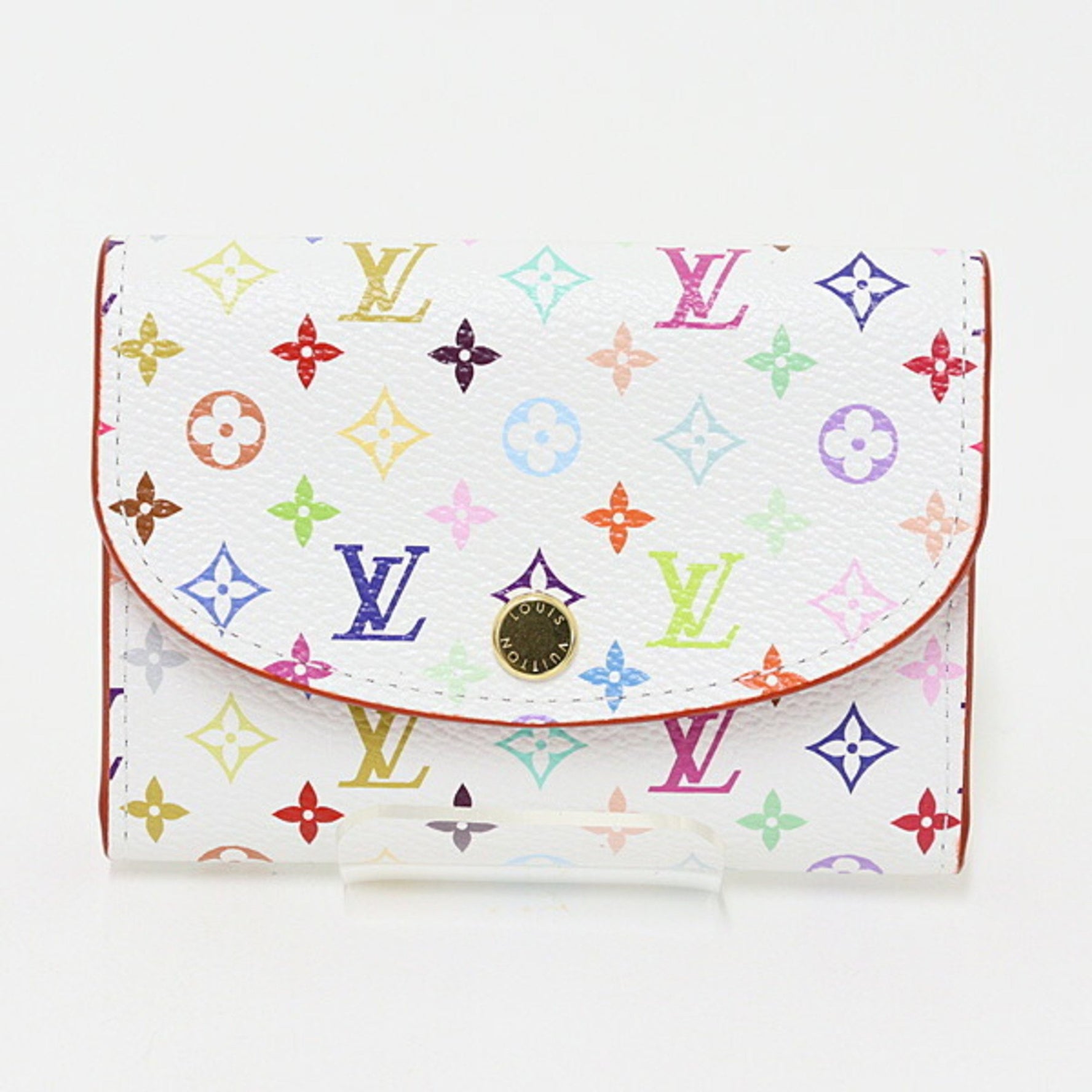Louis Vuitton LV×TM Porte Monnaie Rosalie Monogram Multicolore Mini Wallet by Takashi Murakami