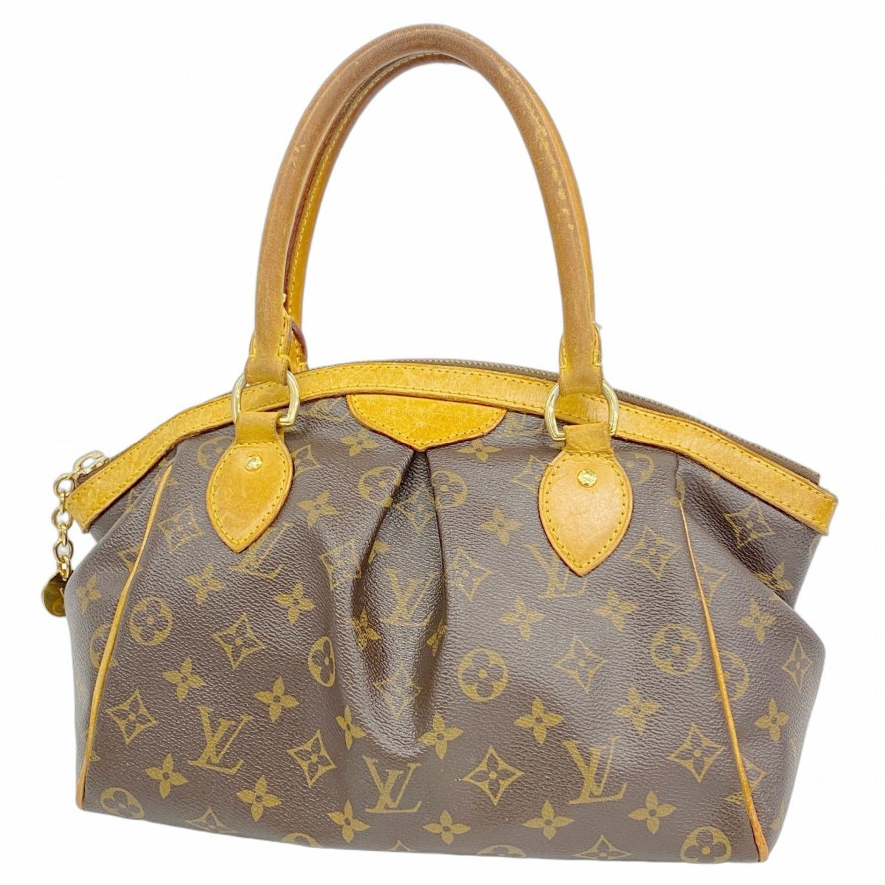 Louis Vuitton Monogram Tivoli PM Handbag M40143 Brown Women's