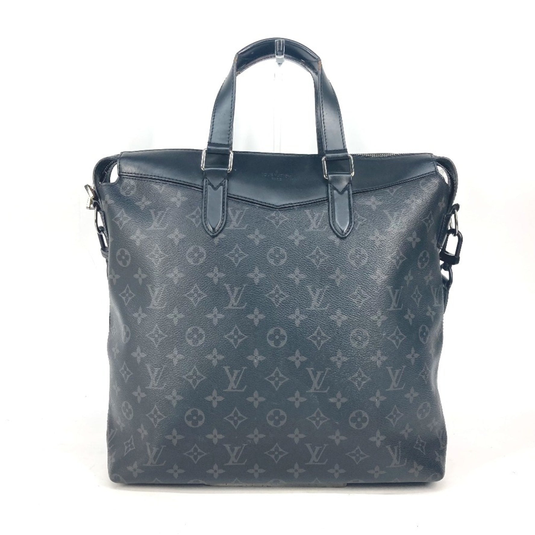 Louis Vuitton Monogram Eclipse Tote Explorer Shoulder Bag Crossbody Damier Graphite Canvas Men's