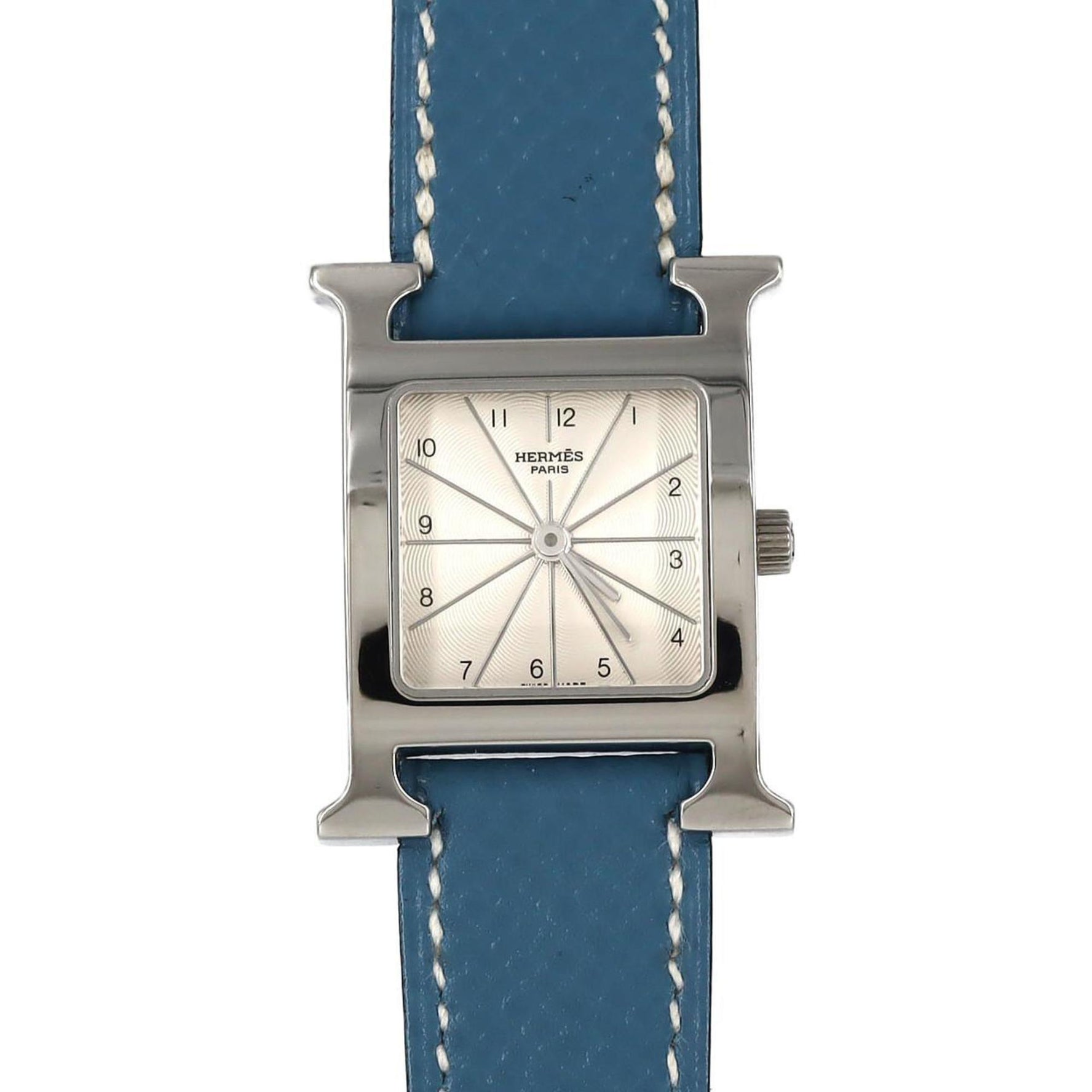 Hermès H Watch SS Quartz Wristwatch