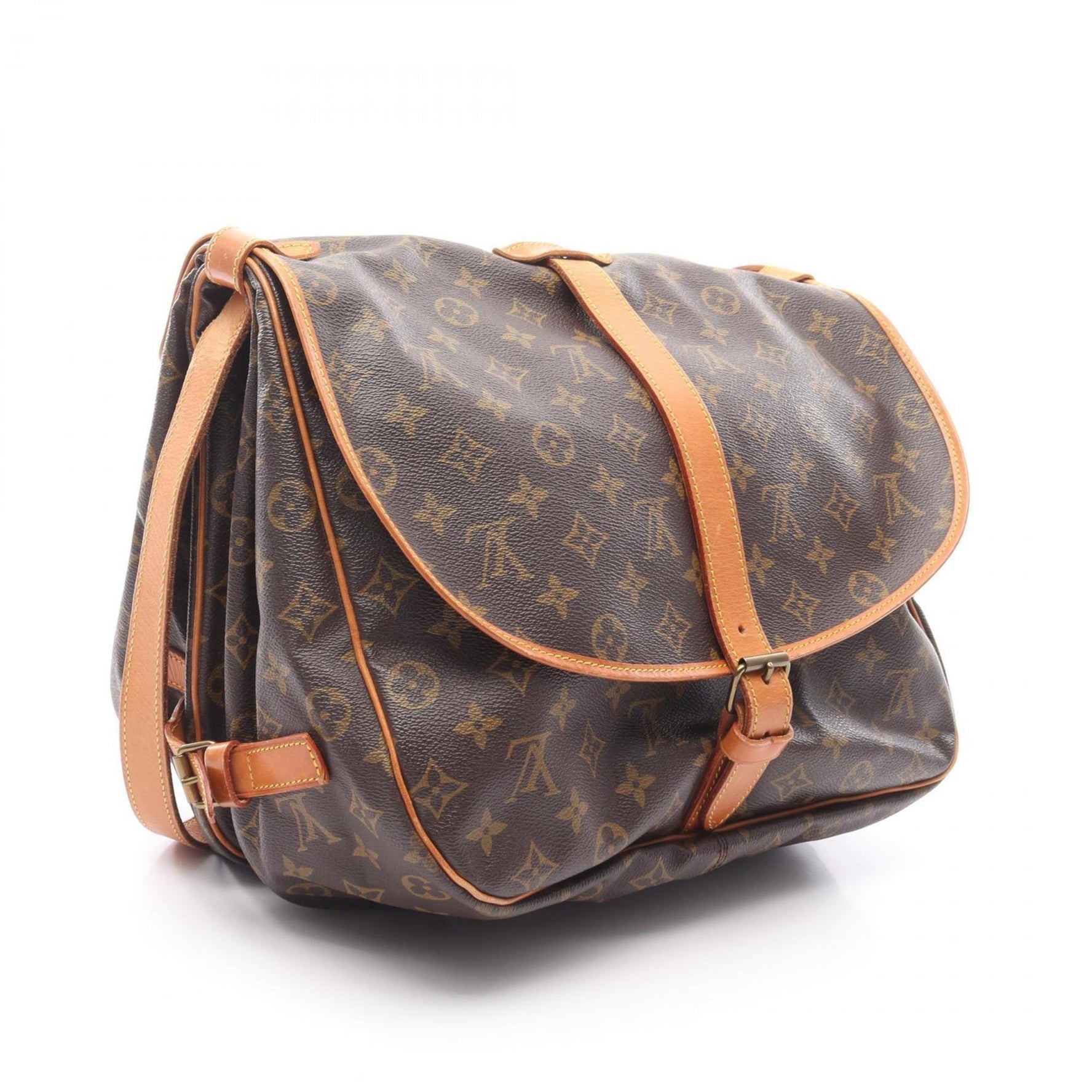 Louis Vuitton Saumur 35 Shoulder Bag, Coated Canvas and Leather, Monogram
