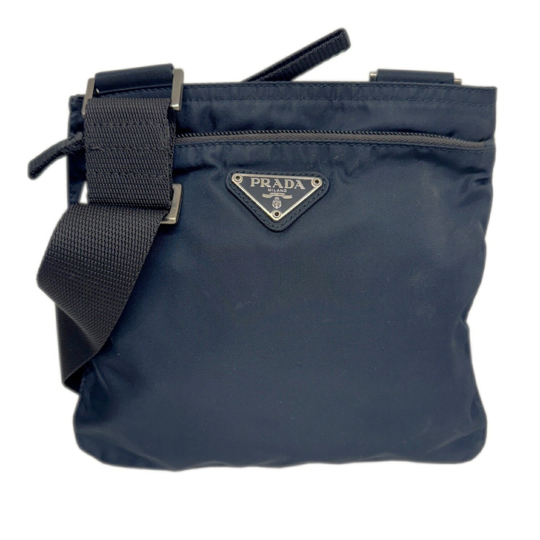PRADA Prada Shoulder Bag Pochette Nylon Navy B7372