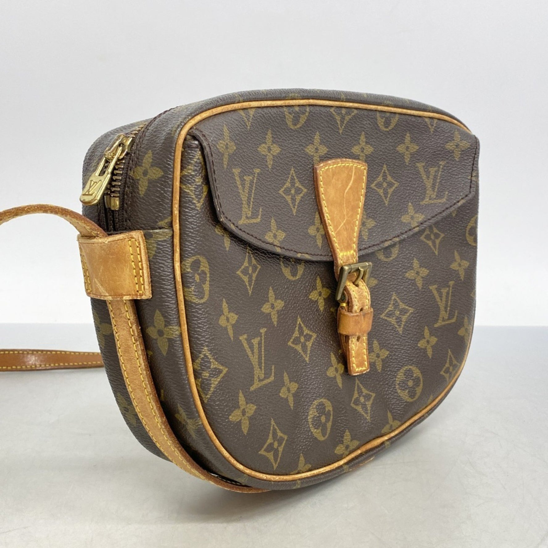 Louis Vuitton Monogram Jeune Fille MM Shoulder Bag M51226 Brown Women's