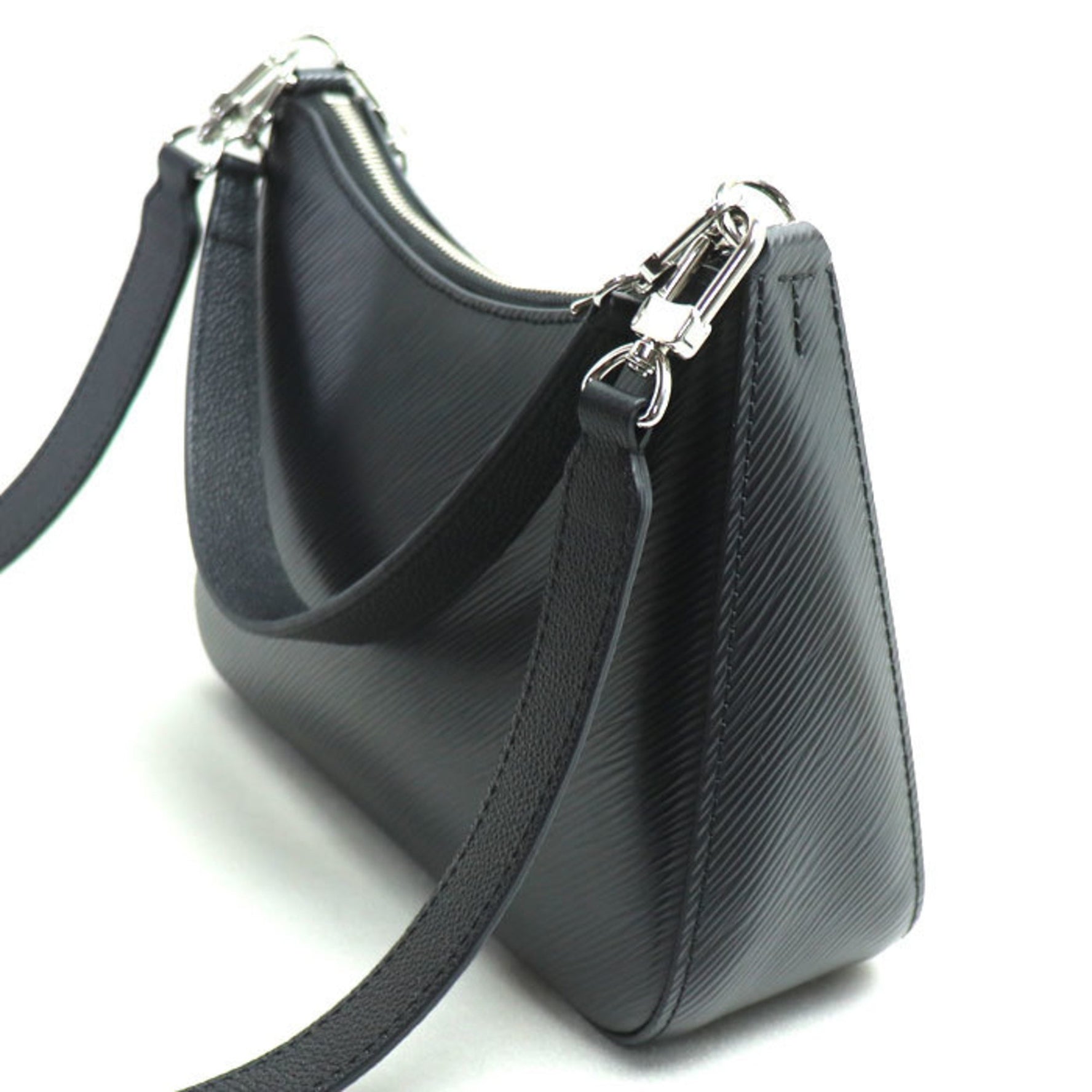 LOUIS VUITTON Marel 2-Way Shoulder Bag Epi Noir M80689 Women's