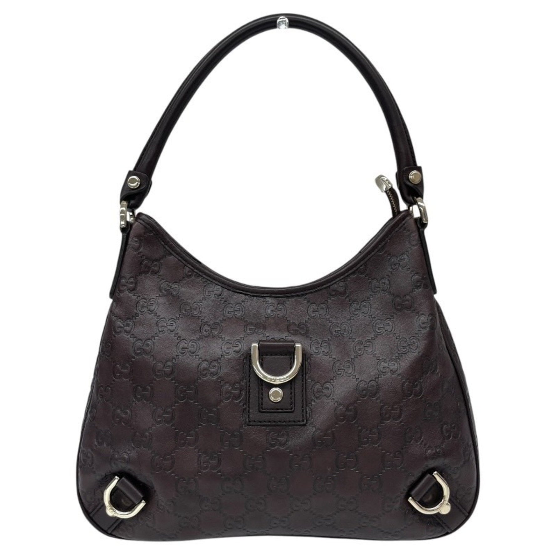 GUCCI Abbey Line One-Shoulder Bag Leather Shoulder Women's Brown Handbag