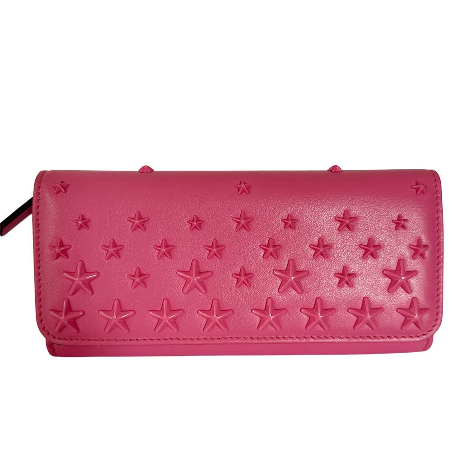 Jimmy Choo Wallet and Men, Long Wallet, Leather, Studs