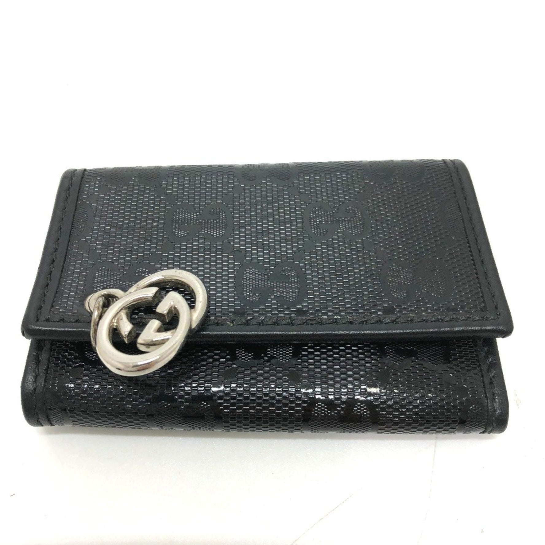 GUCCI GG Imprime GG/Logo Key Case