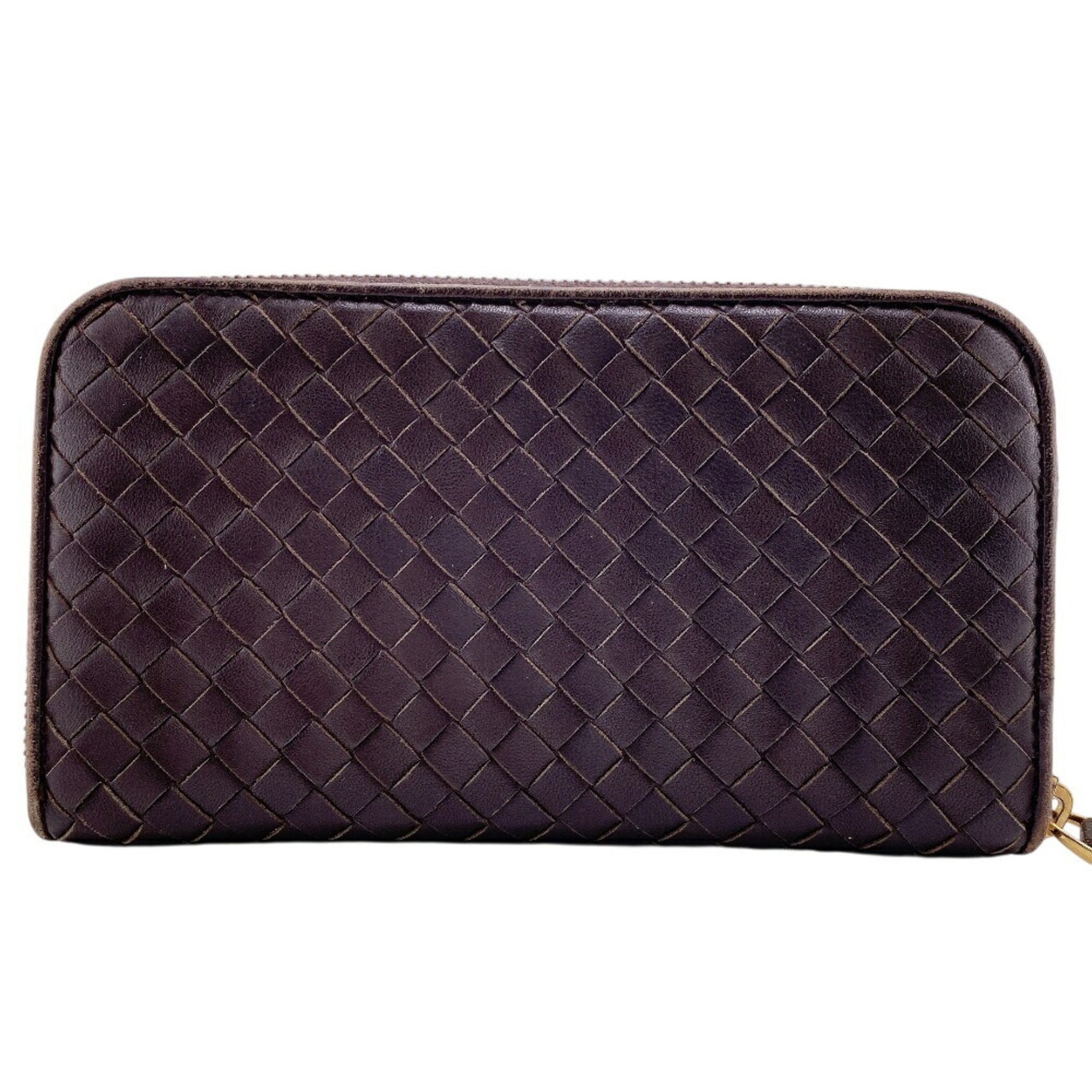 BOTTEGA VENETA Bottega Veneta Round Intrecciato Long Wallet