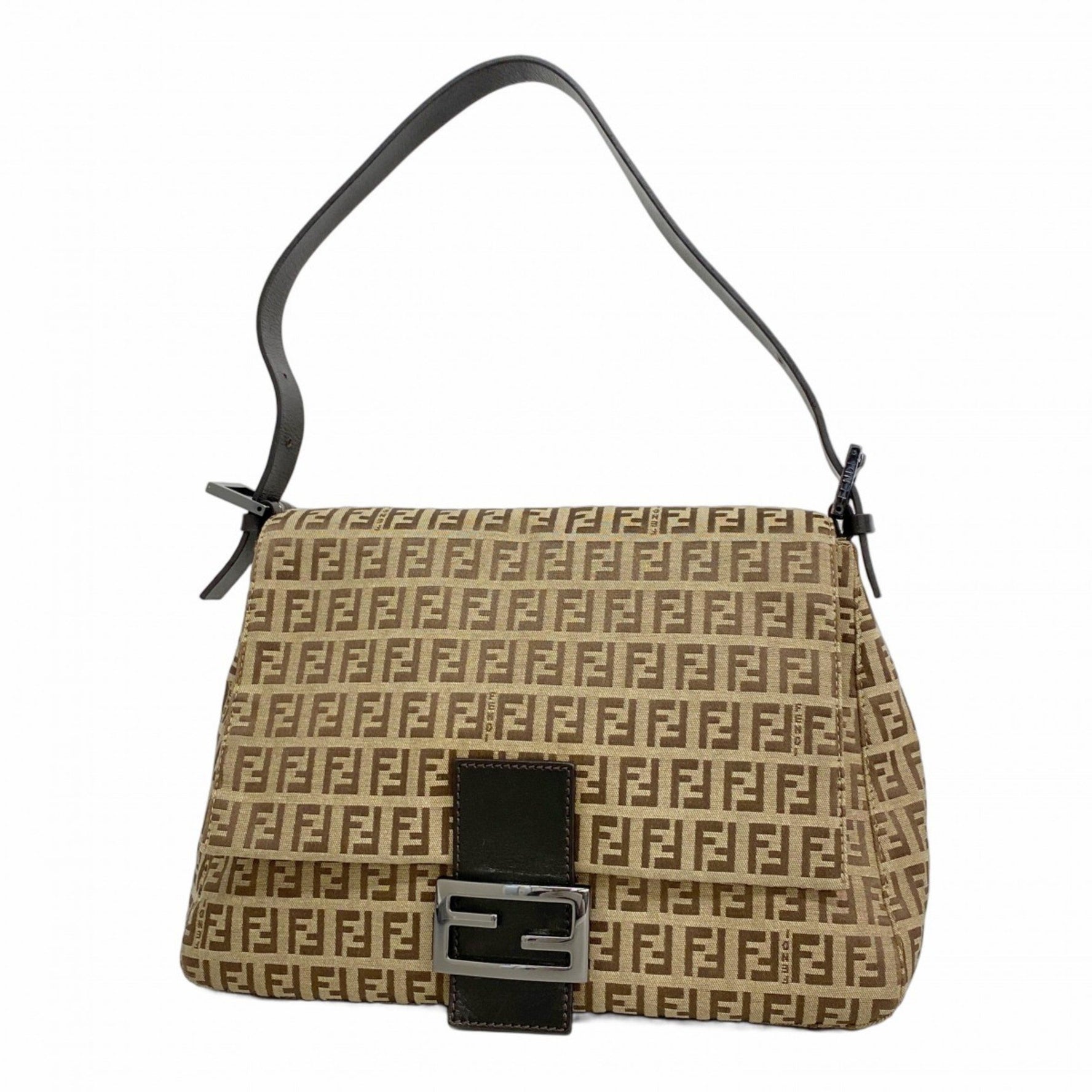 Fendi Zucchino Mamma Bucket Shoulder Bag in Nylon Canvas