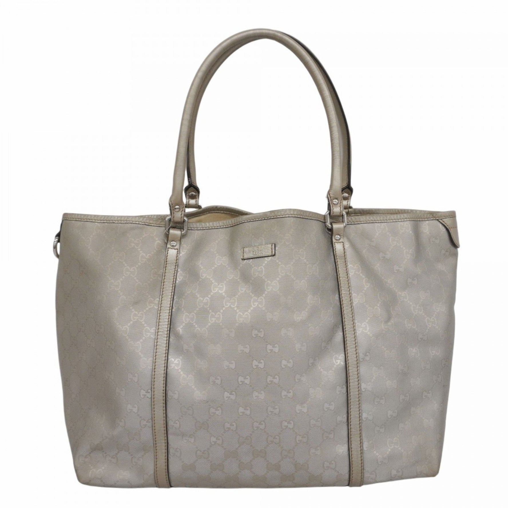 Gucci GG Imprime Tote Bag Gray Women's