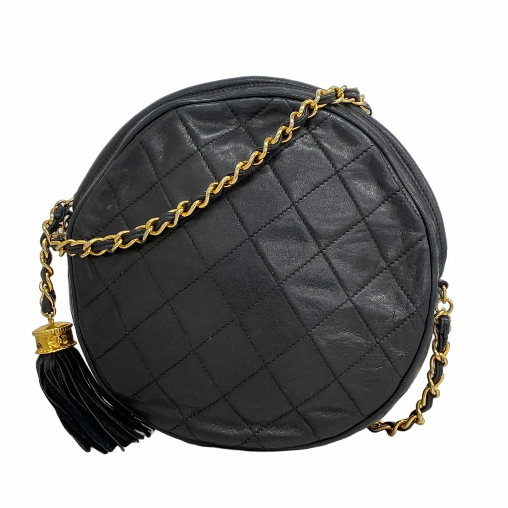 Chanel Shoulder Bag with Matelasse Chain Bag, Lambskin