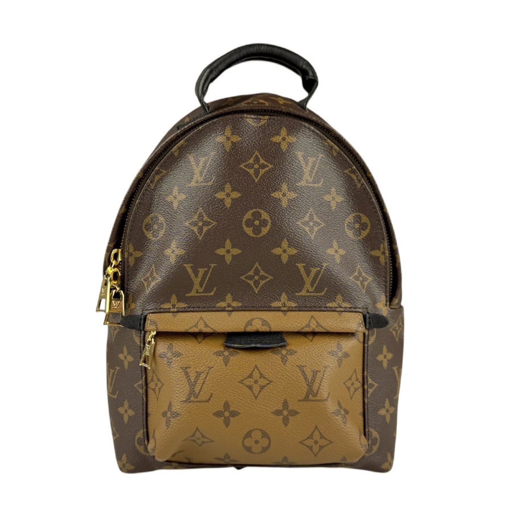 Louis Vuitton Backpack Monogram Reverse Palm Springs PM Canvas Gold
