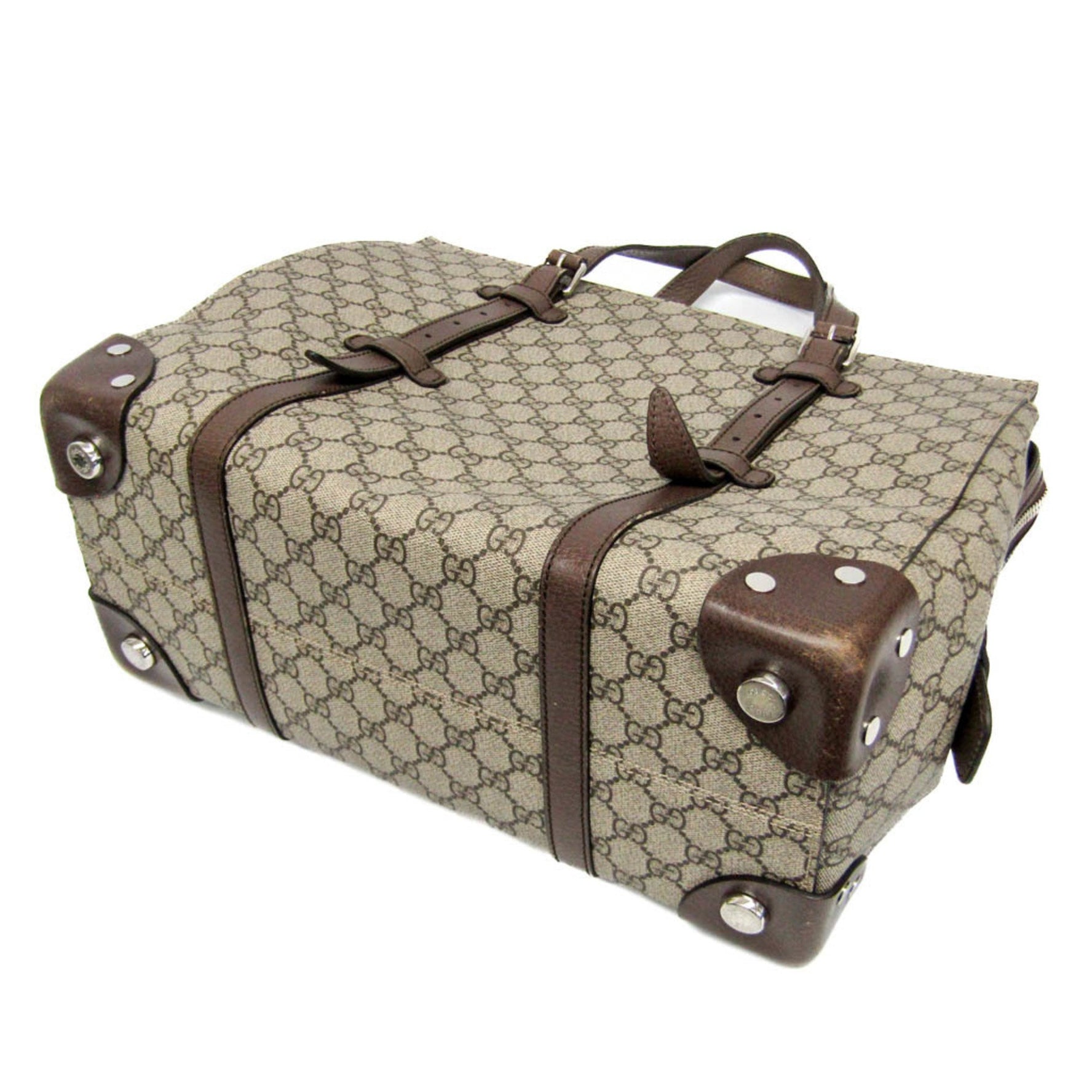 Gucci Men,Women GG Supreme Tote Bag Beige,Brown