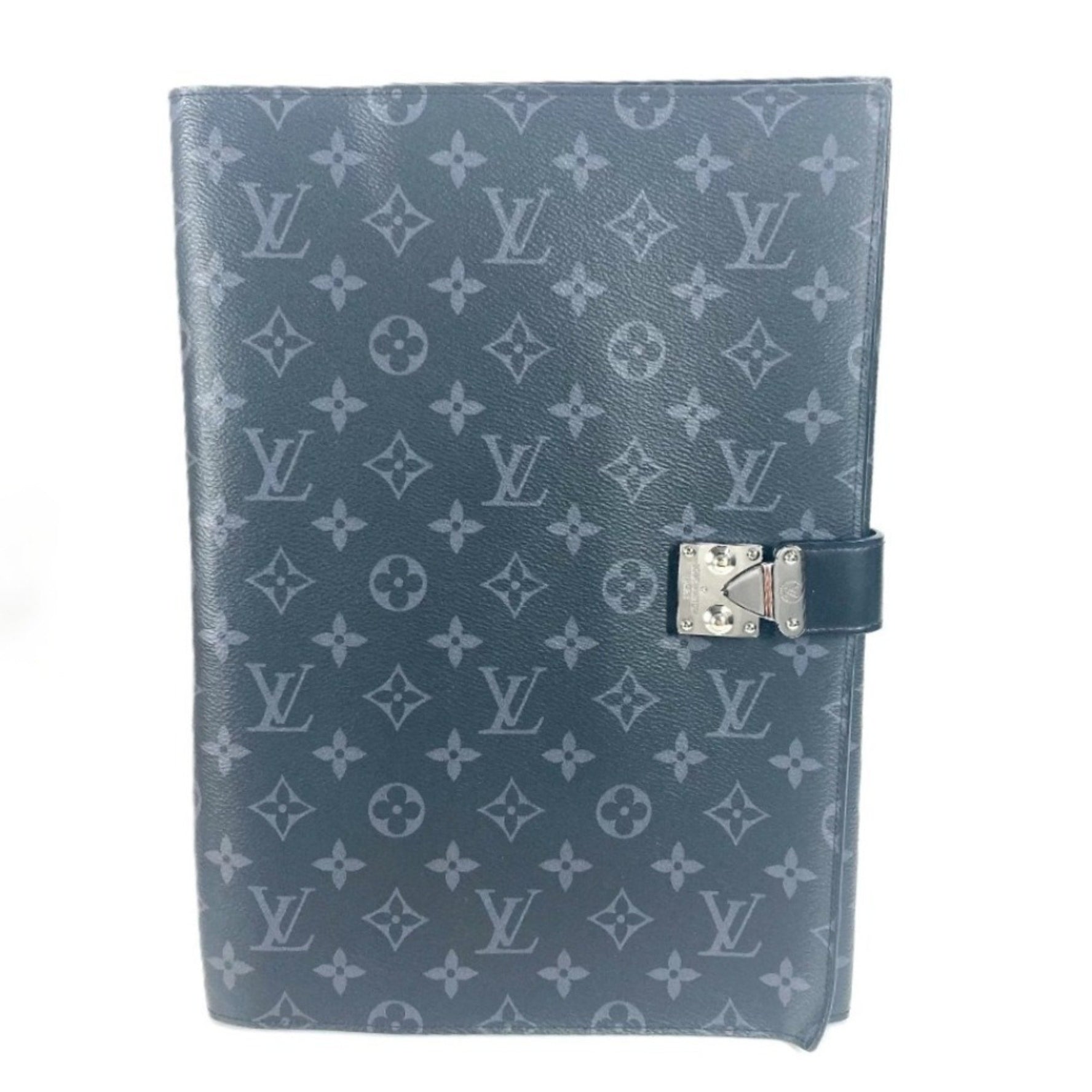 Louis Vuitton Monogram Eclipse Porte Document Frank GM Bag Pouch Clutch Canvas Men's