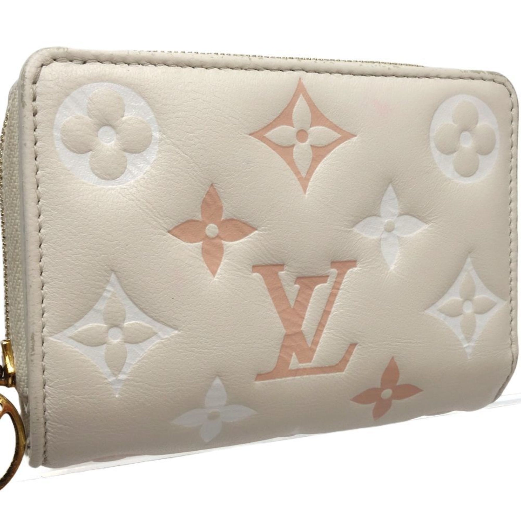 Louis Vuitton Bi-fold Wallet Portefeuille Lou Beige Pink