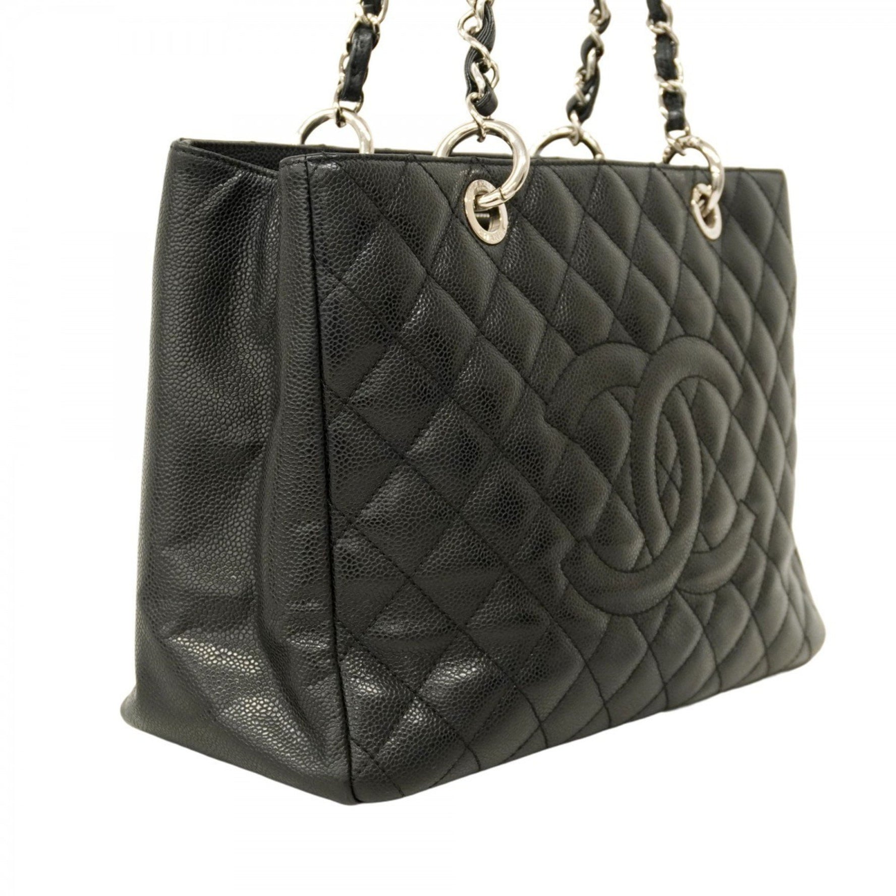 Chanel Matelasse Shoulder Bag with Chain Bag, Caviar Skin