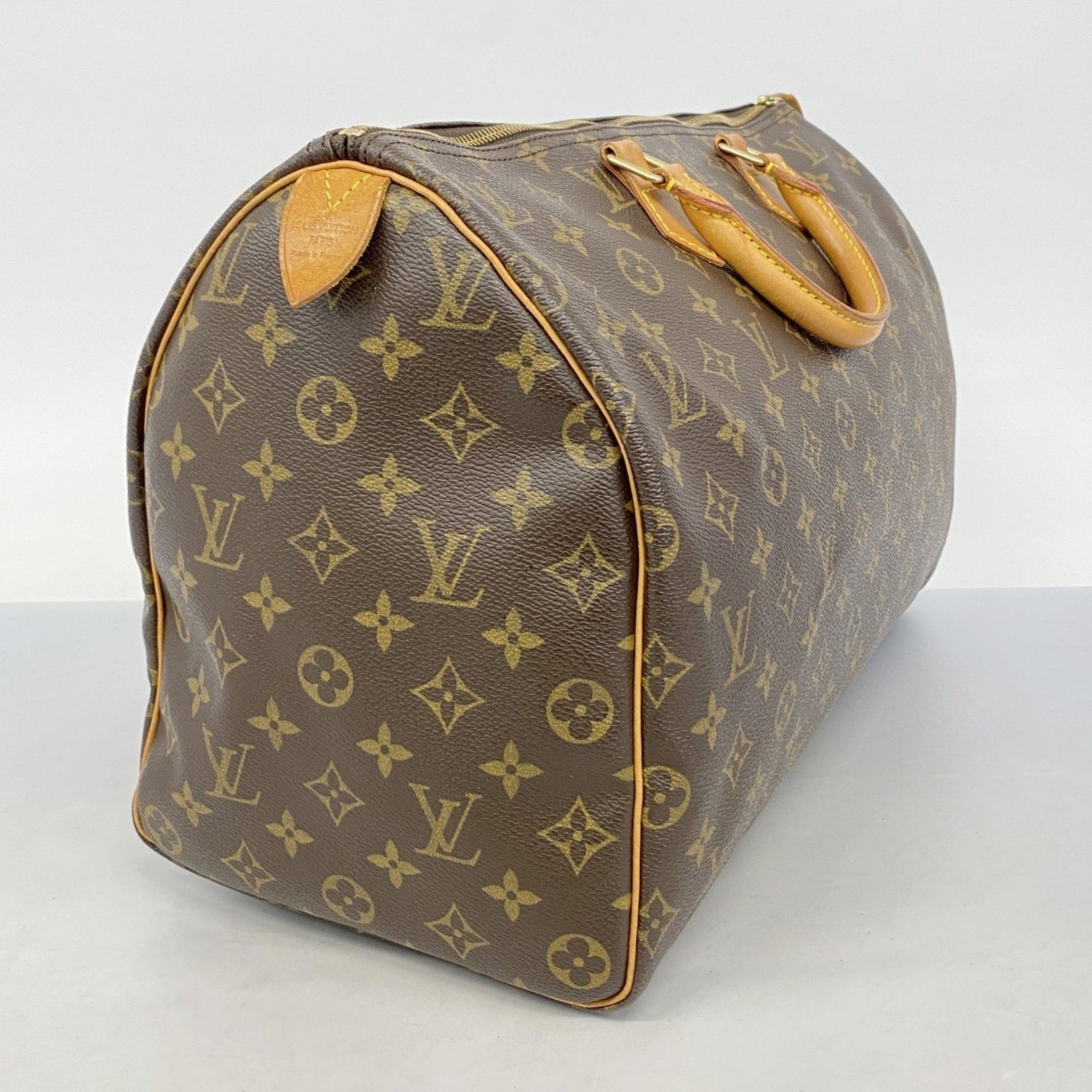 Louis Vuitton Monogram Speedy 40 Handbag M41106 Brown Women's